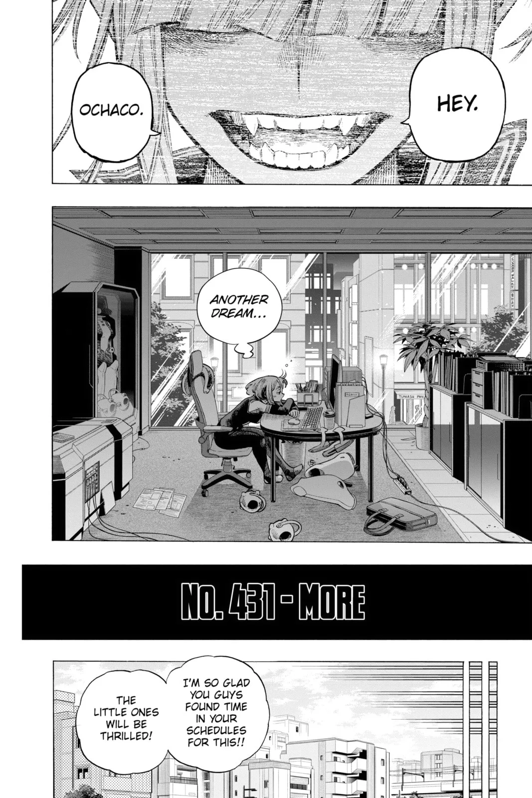 My Hero Academia, chapter 431 END, page 3