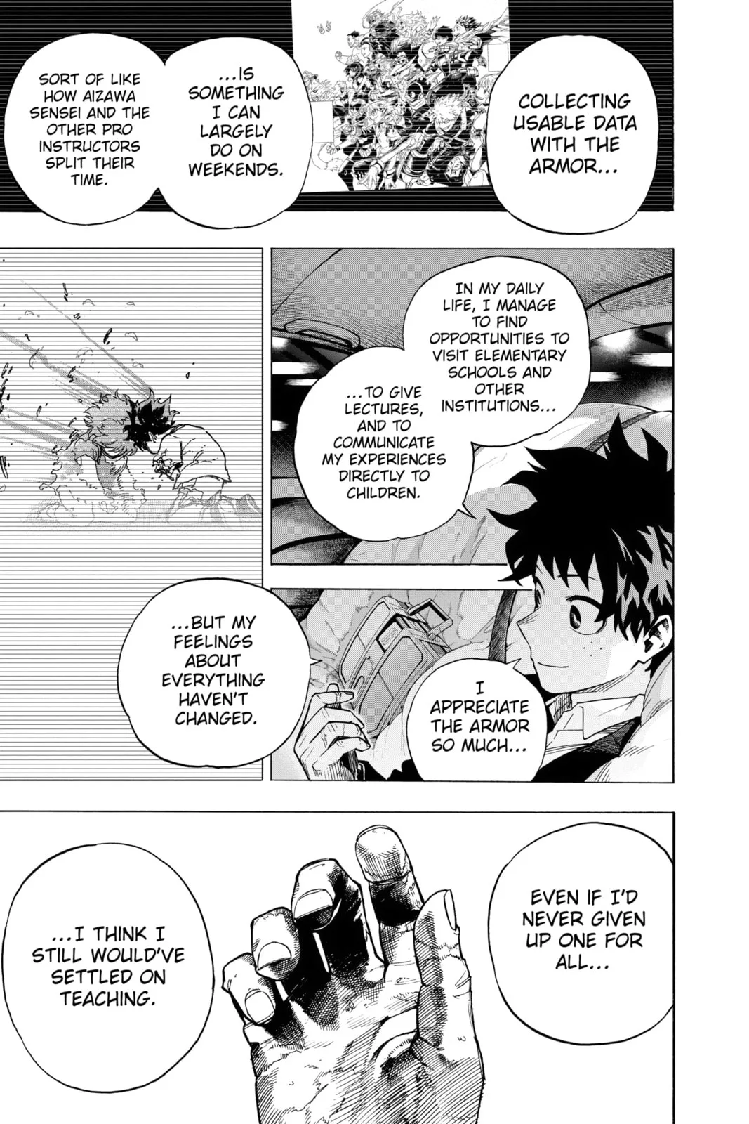 My Hero Academia, chapter 431 END, page 14