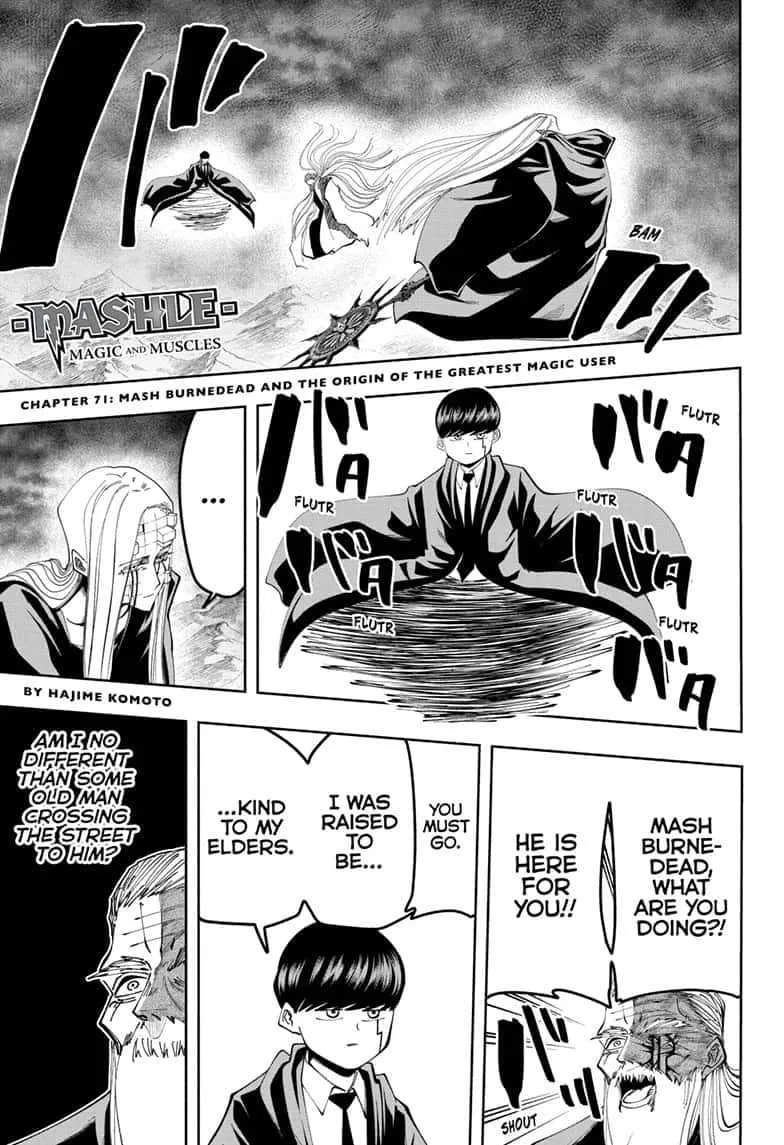 Mashle: Magic and Muscles, chapter 71, page 1