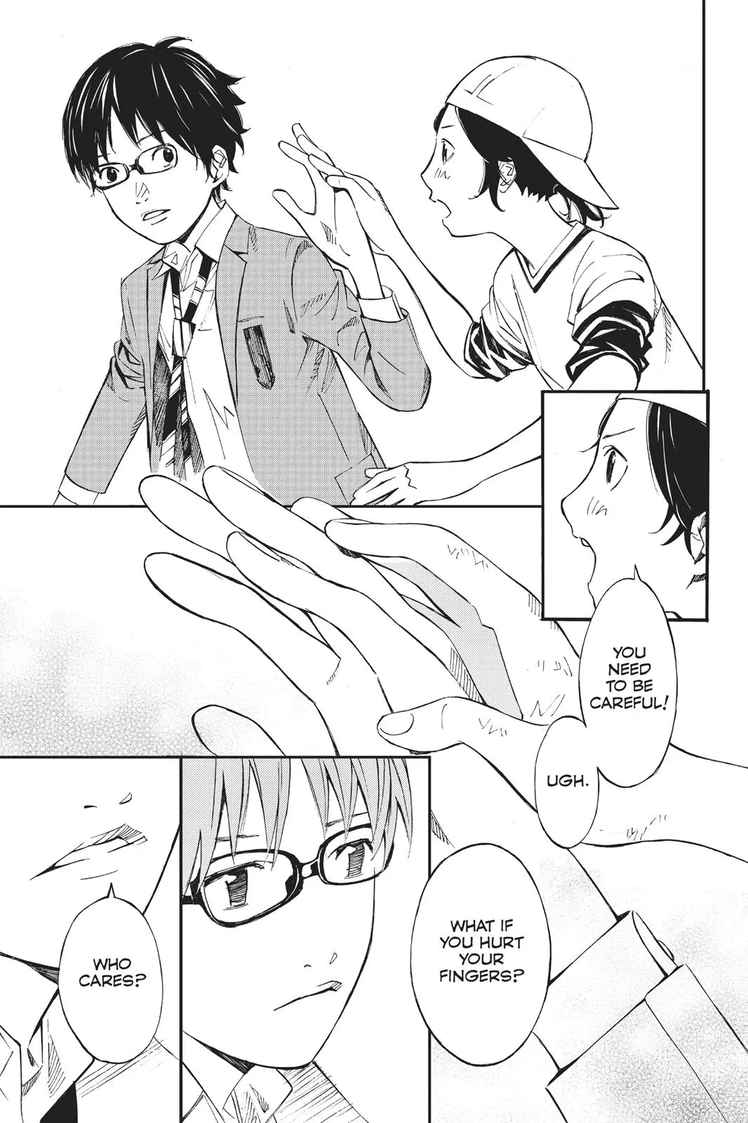 Shigatsu wa Kimi no Uso, chapter 1, page 14