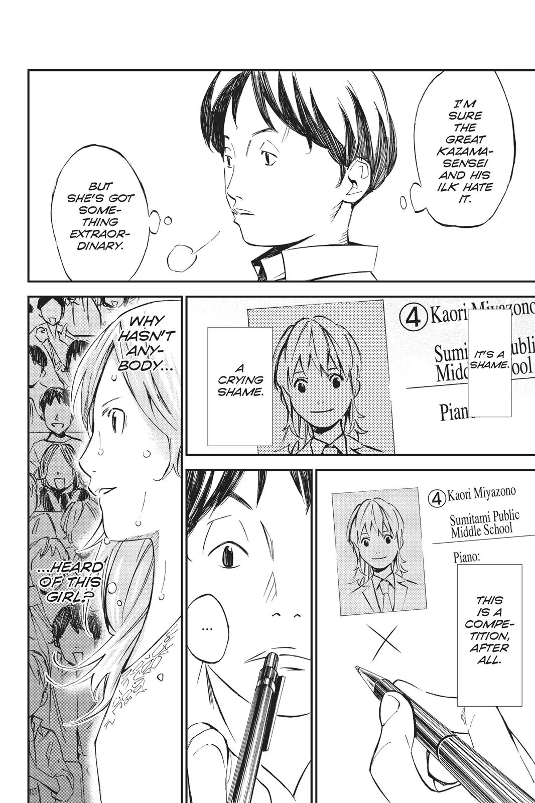 Shigatsu wa Kimi no Uso, chapter 2, page 30