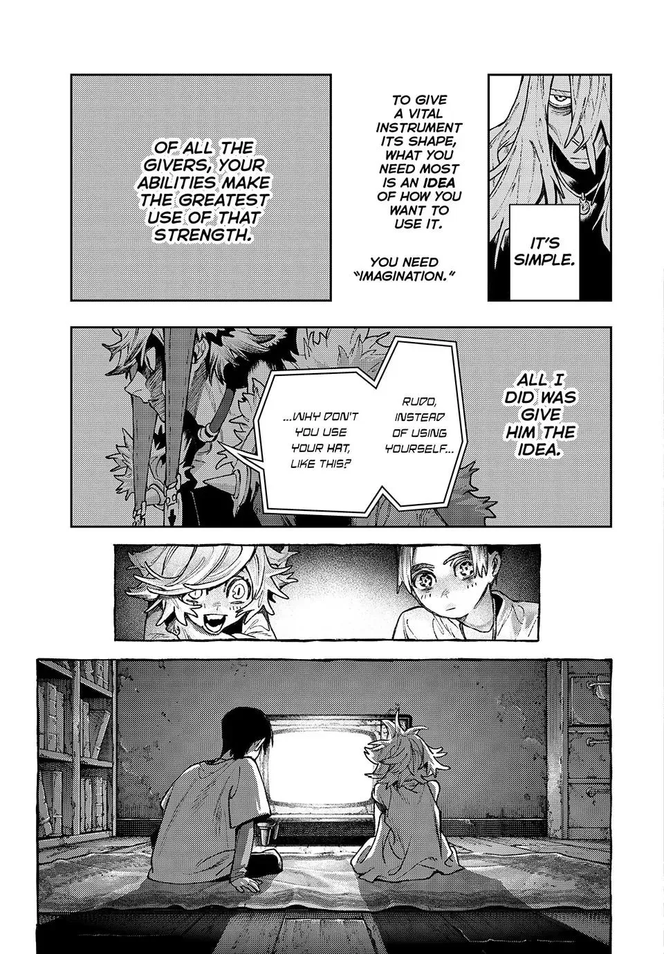 Gachiakuta Manga, chapter 158, page 16