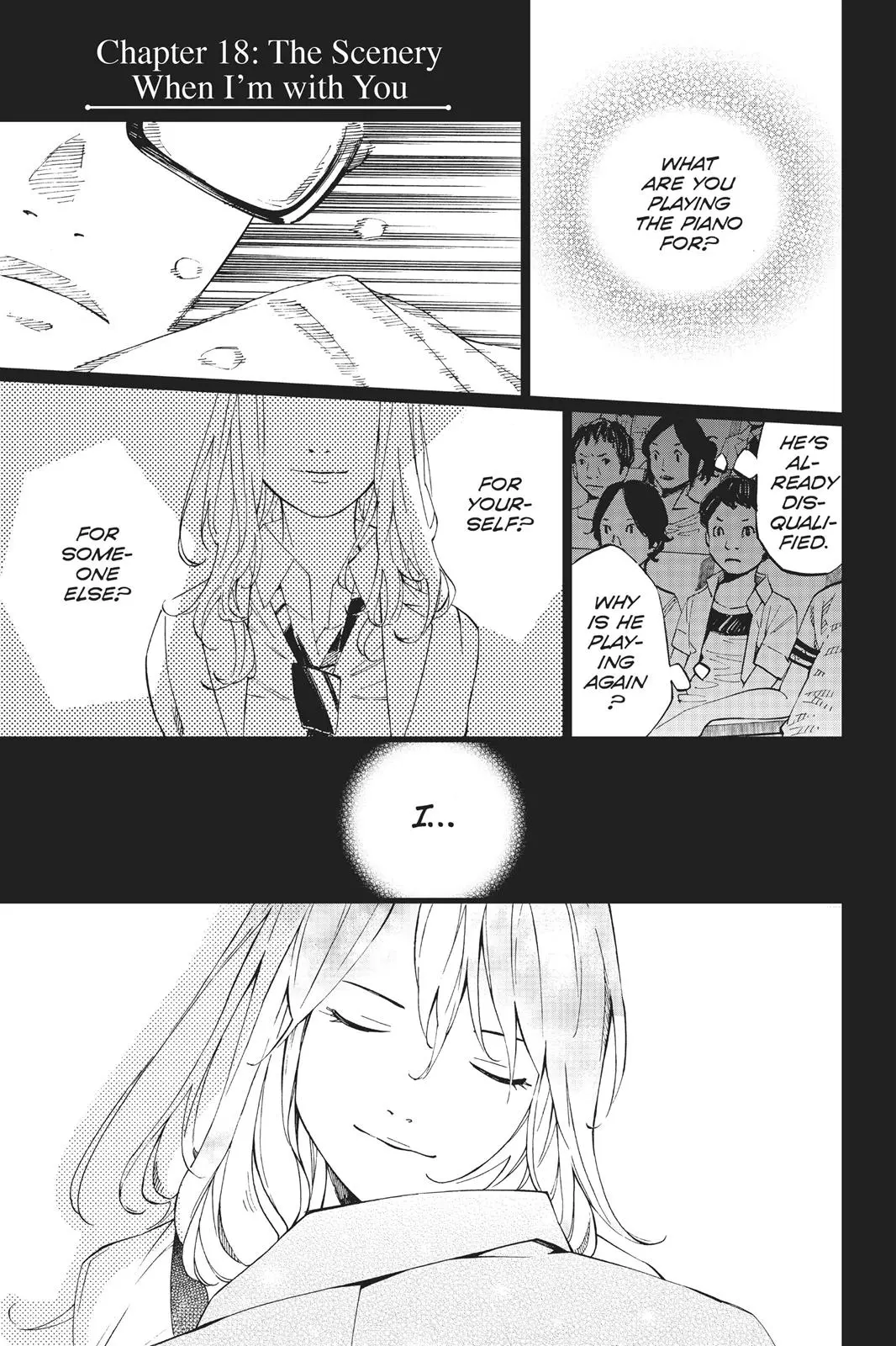 Shigatsu wa Kimi no Uso, chapter 18, page 1