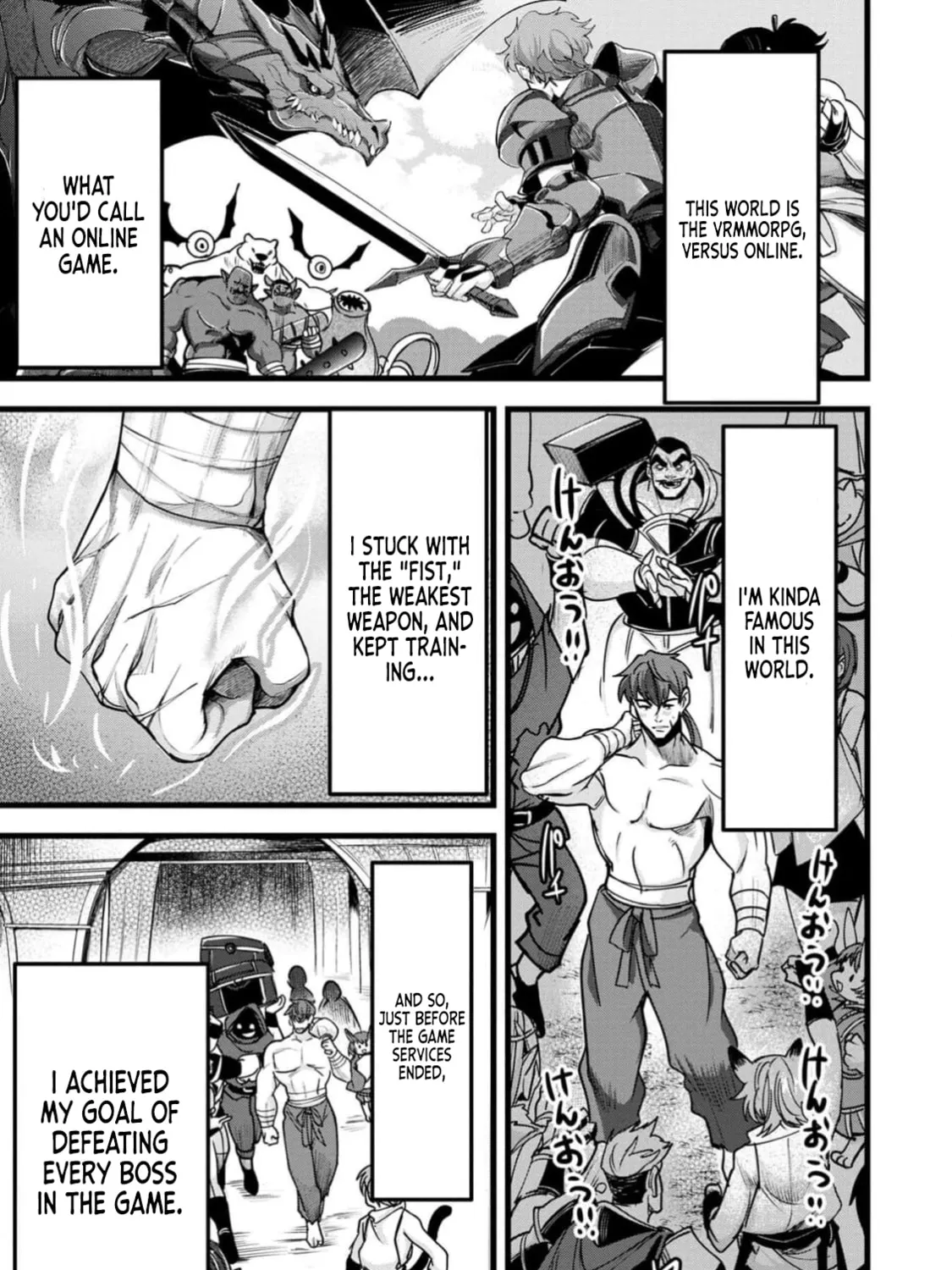 Chronicles of an Online Game Addict's Reincarnation in Another World: He Can't Use the Fighting Skill That Earned Him the Title of Fist King, so He Started Swinging a Club for Eight Hours a Day, chapter 1, page 18