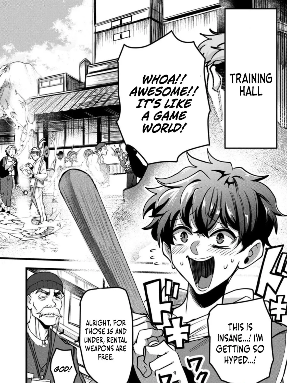 Chronicles of an Online Game Addict's Reincarnation in Another World: He Can't Use the Fighting Skill That Earned Him the Title of Fist King, so He Started Swinging a Club for Eight Hours a Day, chapter 1, page 64