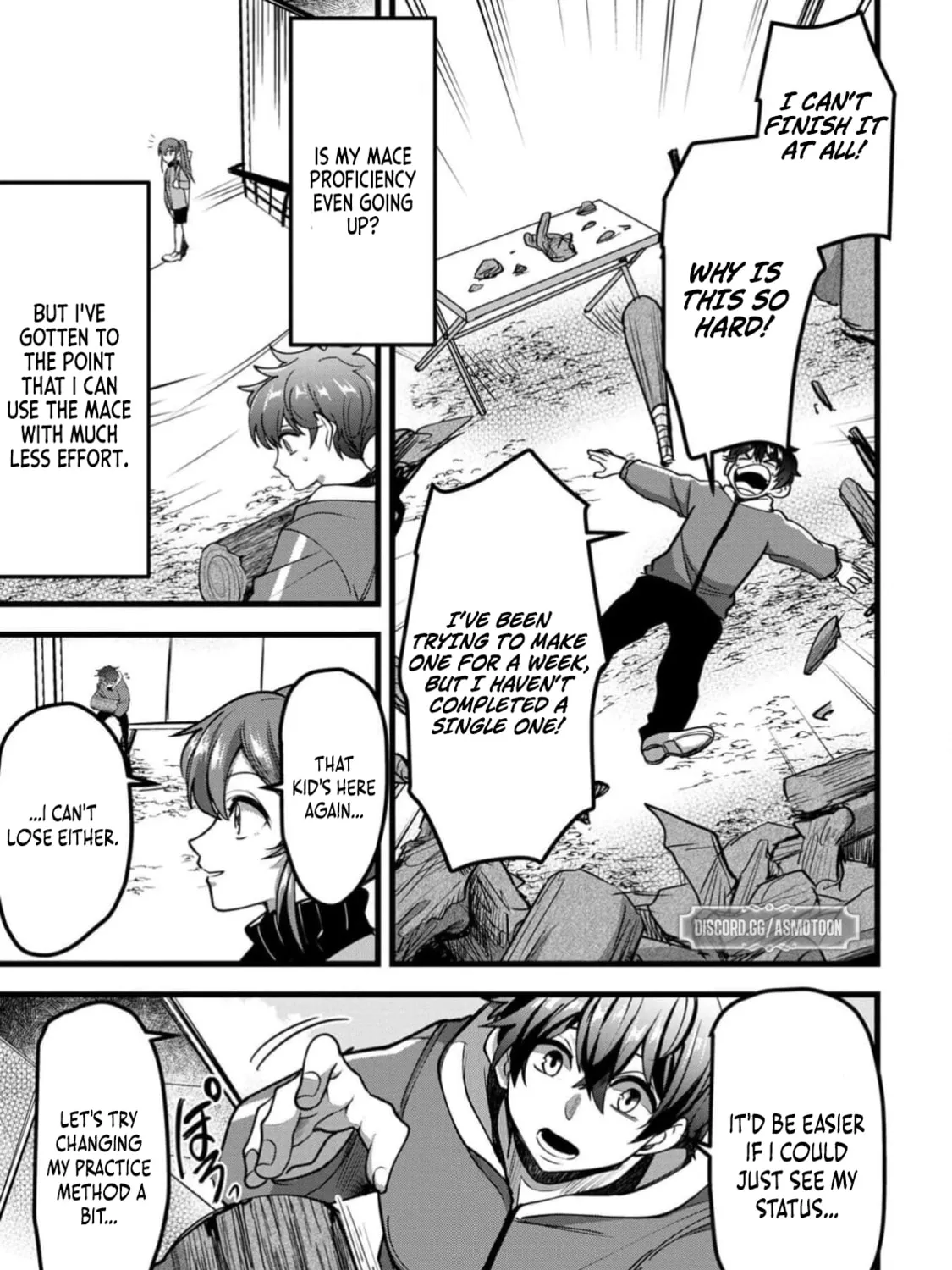 Chronicles of an Online Game Addict's Reincarnation in Another World: He Can't Use the Fighting Skill That Earned Him the Title of Fist King, so He Started Swinging a Club for Eight Hours a Day, chapter 1, page 90