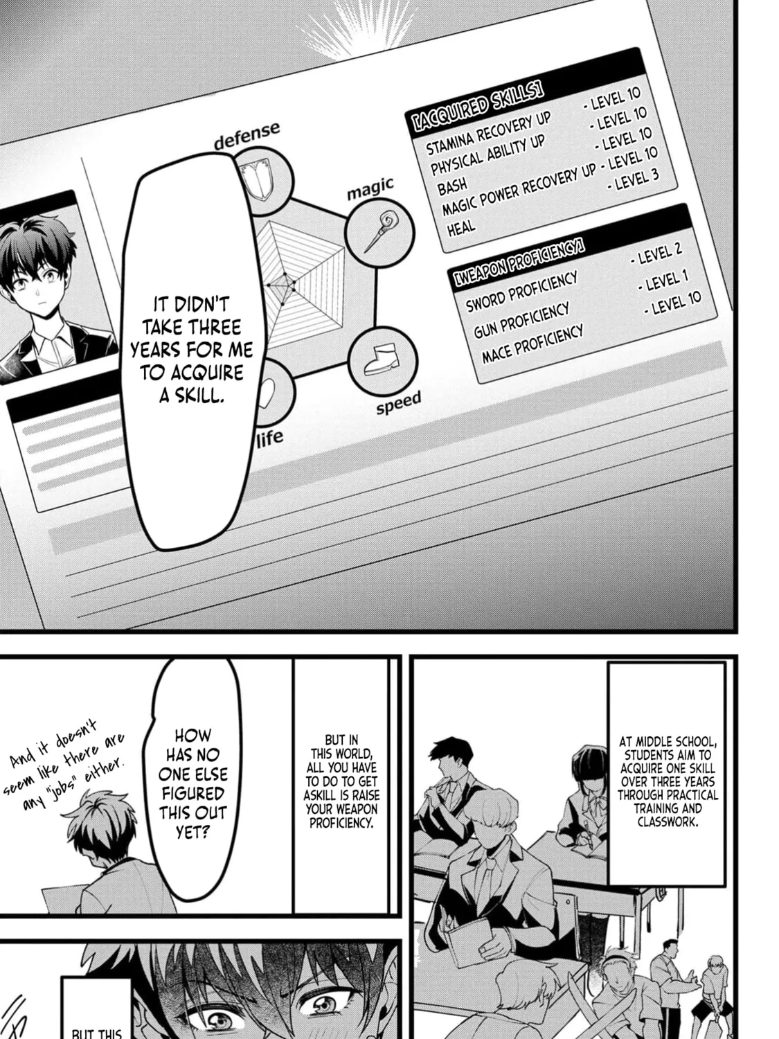 Chronicles of an Online Game Addict's Reincarnation in Another World: He Can't Use the Fighting Skill That Earned Him the Title of Fist King, so He Started Swinging a Club for Eight Hours a Day, chapter 3, page 13