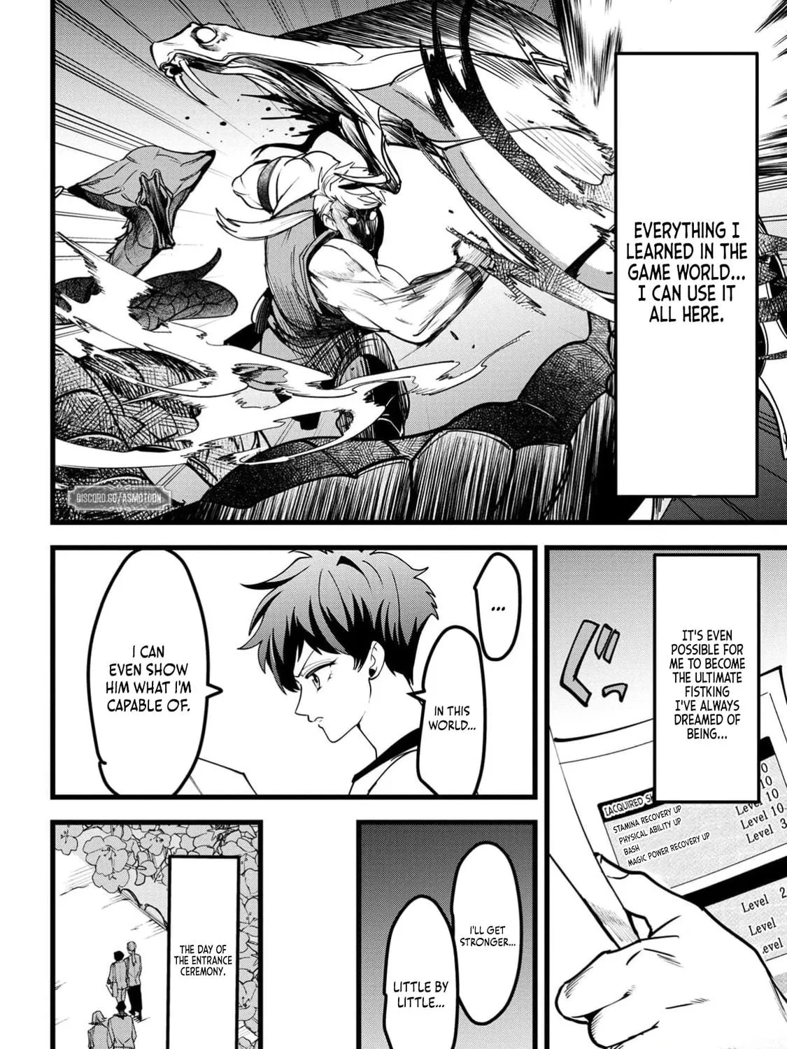 Chronicles of an Online Game Addict's Reincarnation in Another World: He Can't Use the Fighting Skill That Earned Him the Title of Fist King, so He Started Swinging a Club for Eight Hours a Day, chapter 3, page 15