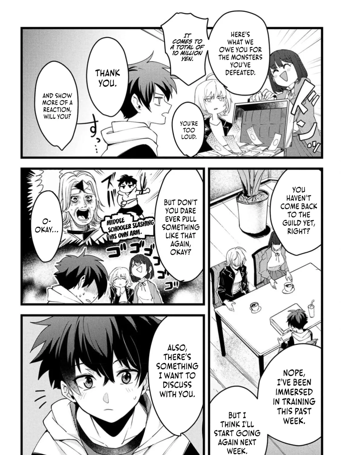 Chronicles of an Online Game Addict's Reincarnation in Another World: He Can't Use the Fighting Skill That Earned Him the Title of Fist King, so He Started Swinging a Club for Eight Hours a Day, chapter 9, page 17