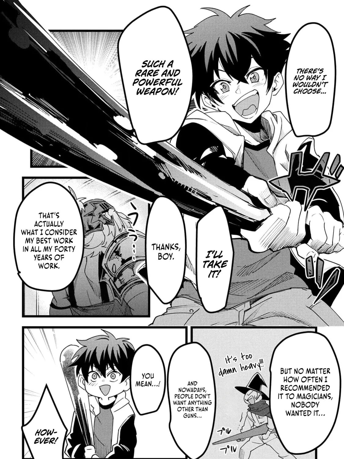 Chronicles of an Online Game Addict's Reincarnation in Another World: He Can't Use the Fighting Skill That Earned Him the Title of Fist King, so He Started Swinging a Club for Eight Hours a Day, chapter 9, page 43
