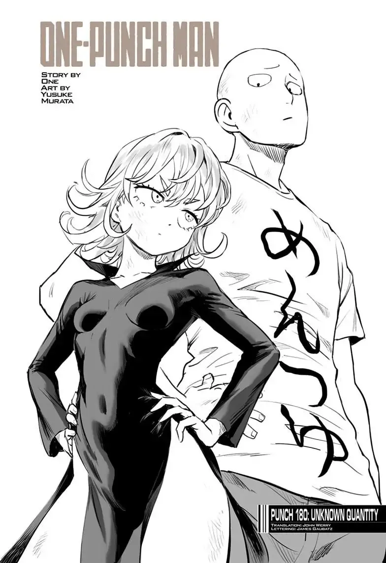 One Punch Man, chapter 180, page 1