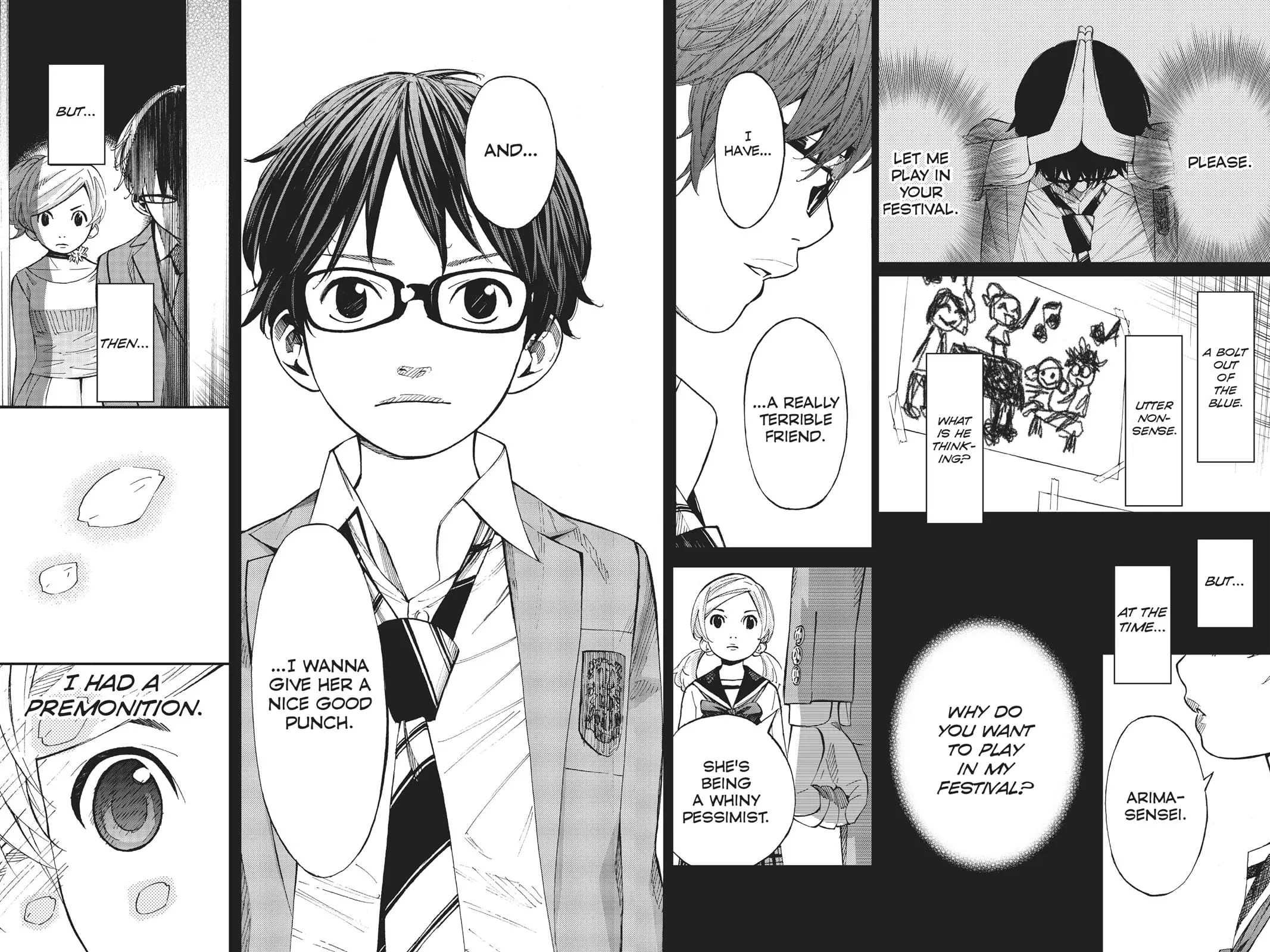Shigatsu wa Kimi no Uso, chapter 34, page 34