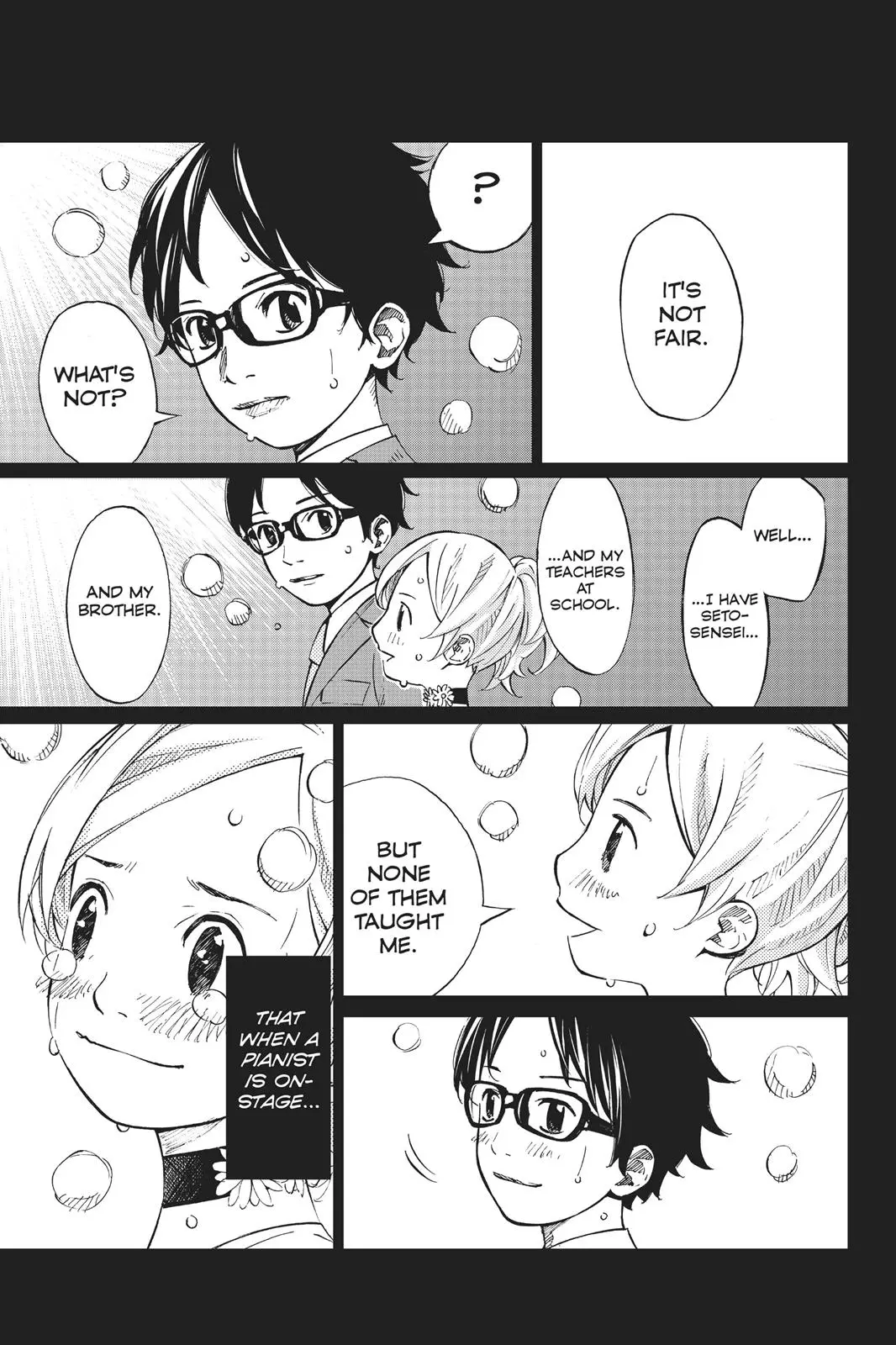 Shigatsu wa Kimi no Uso, chapter 36, page 1