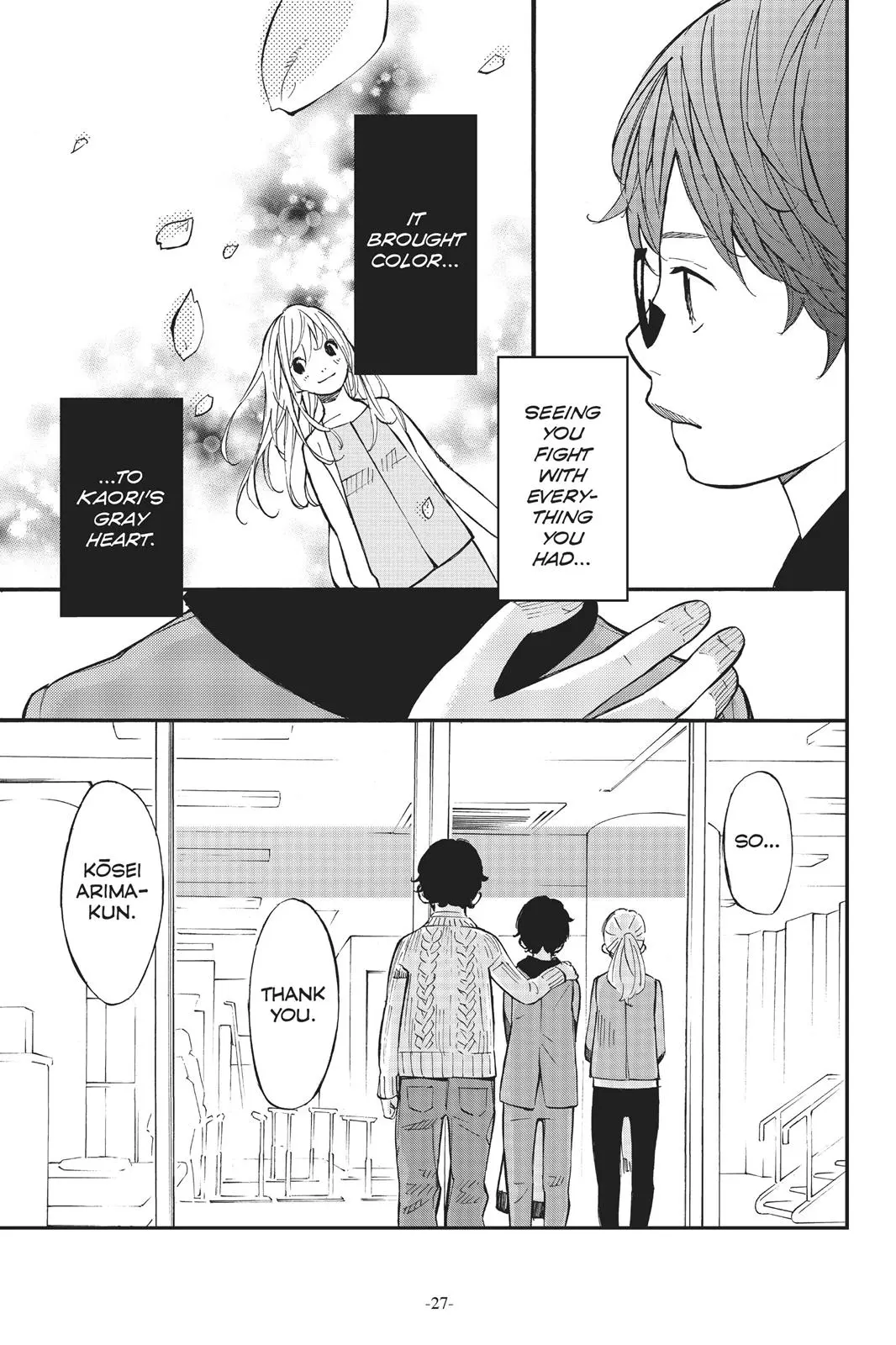 Shigatsu wa Kimi no Uso, chapter 37, page 26