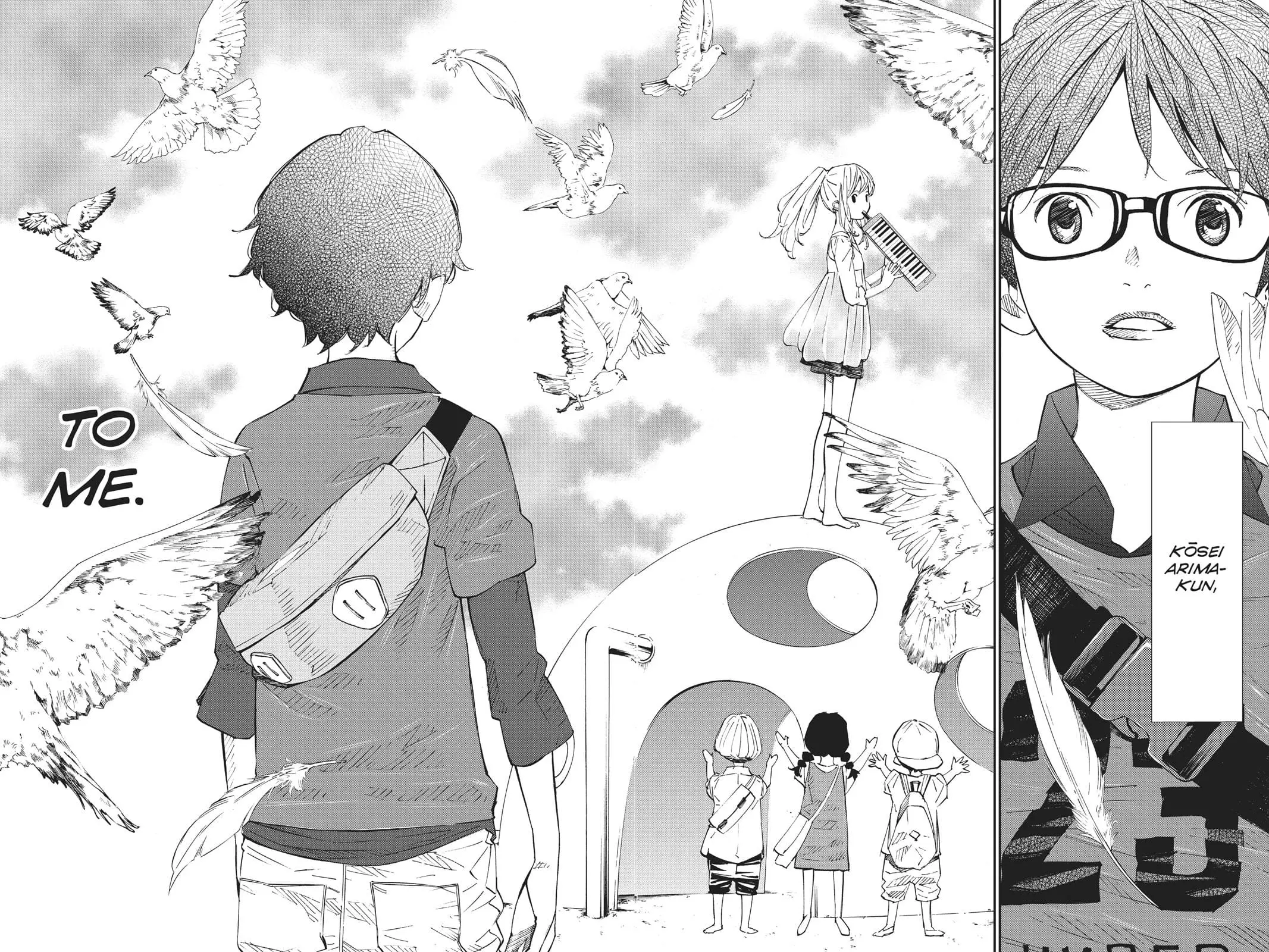 Shigatsu wa Kimi no Uso, chapter 44 END, page 14