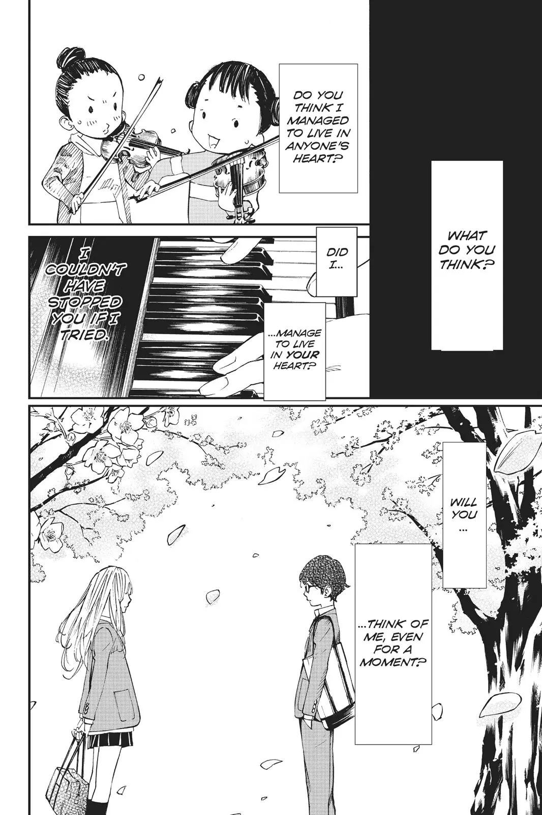Shigatsu wa Kimi no Uso, chapter 44 END, page 25
