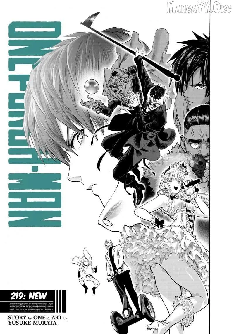 One Punch Man, chapter 219, page 1