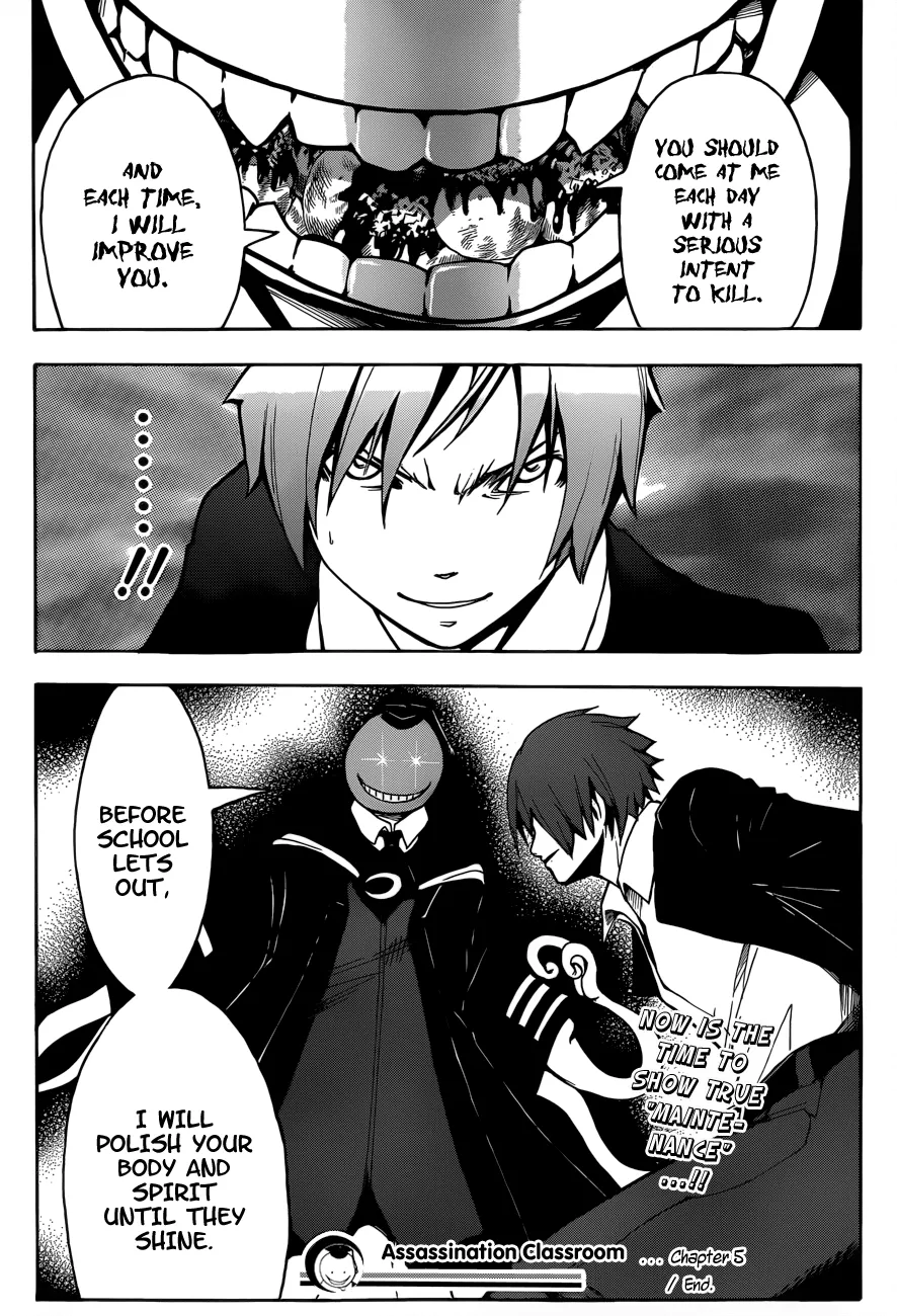 Assassination Classroom, chapter 5, page 22