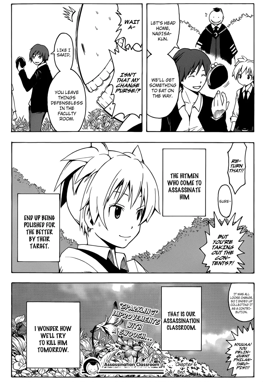 Assassination Classroom, chapter 6, page 20