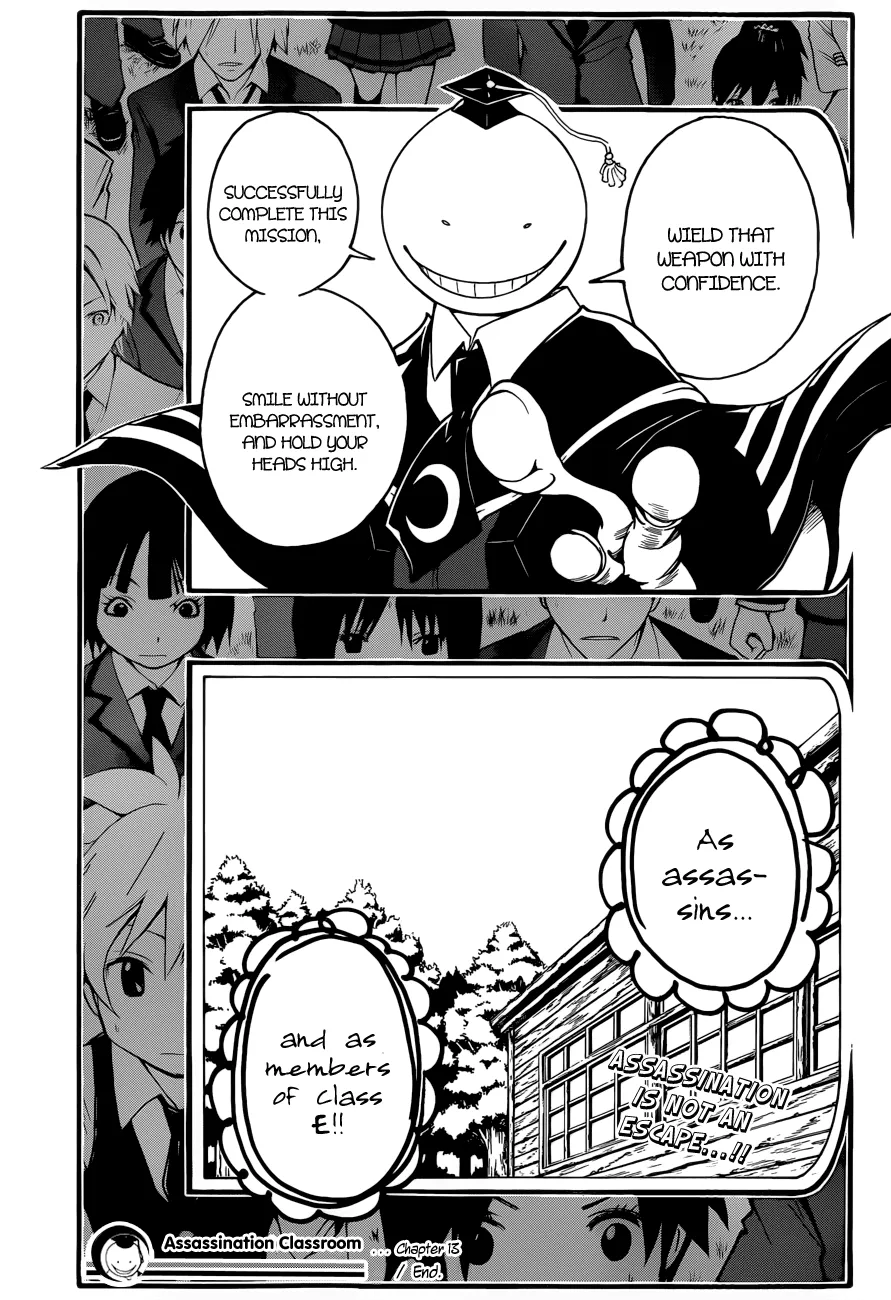 Assassination Classroom, chapter 13, page 20