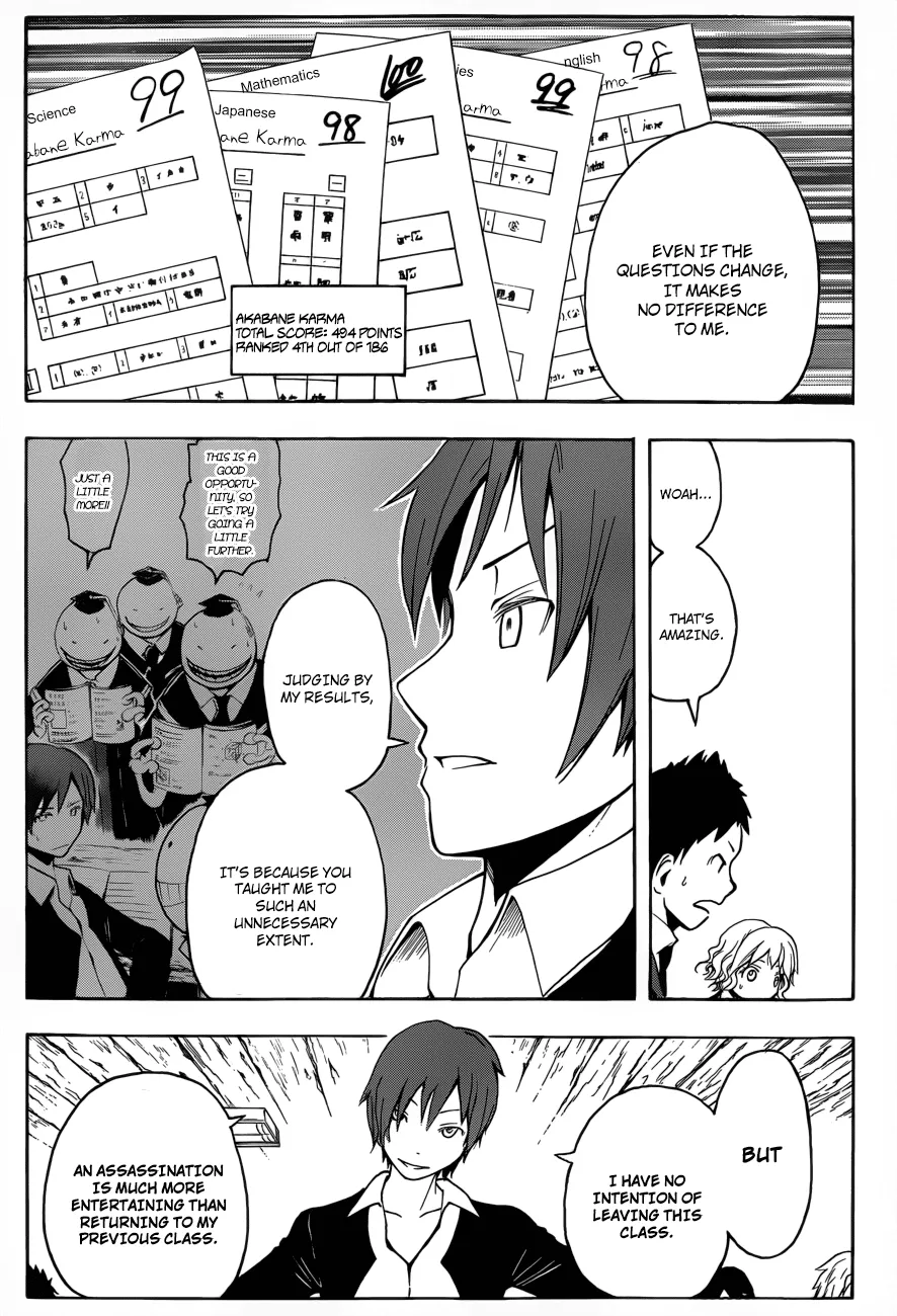 Assassination Classroom, chapter 14, page 18