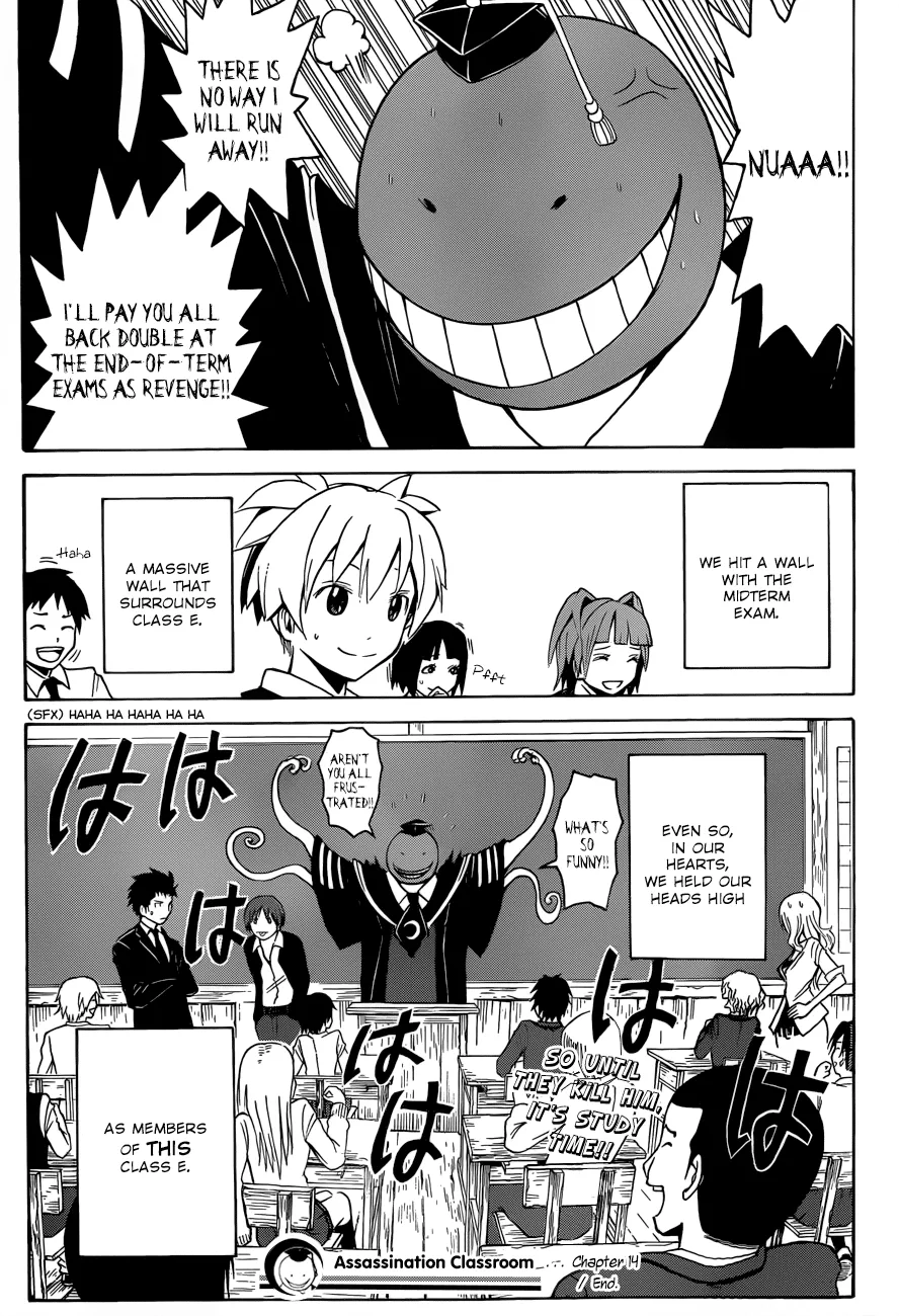 Assassination Classroom, chapter 14, page 20