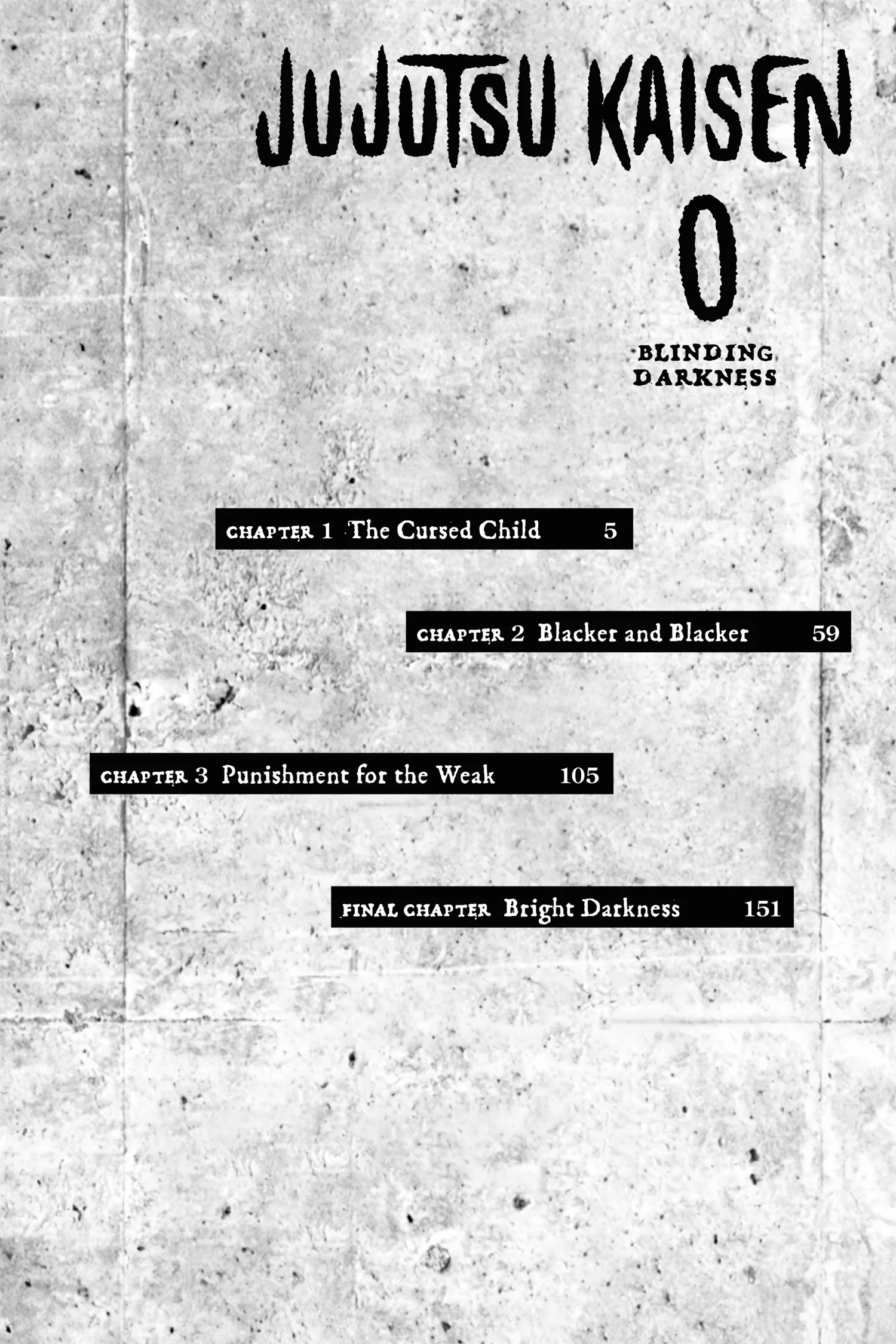 Jujutsu Kaisen 0 Manga, chapter Full Vol, page 5