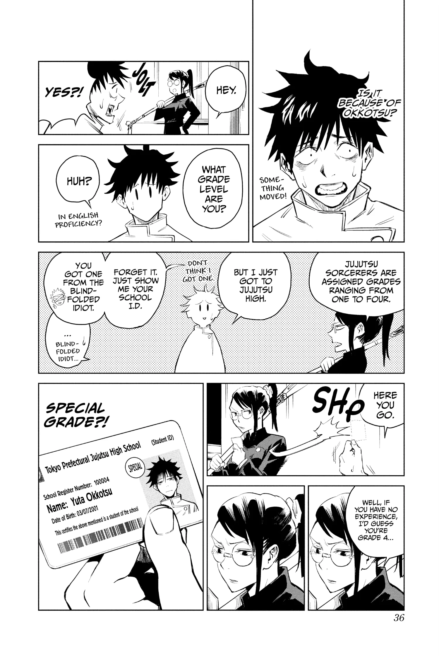 Jujutsu Kaisen 0 Manga, chapter Full Vol, page 36