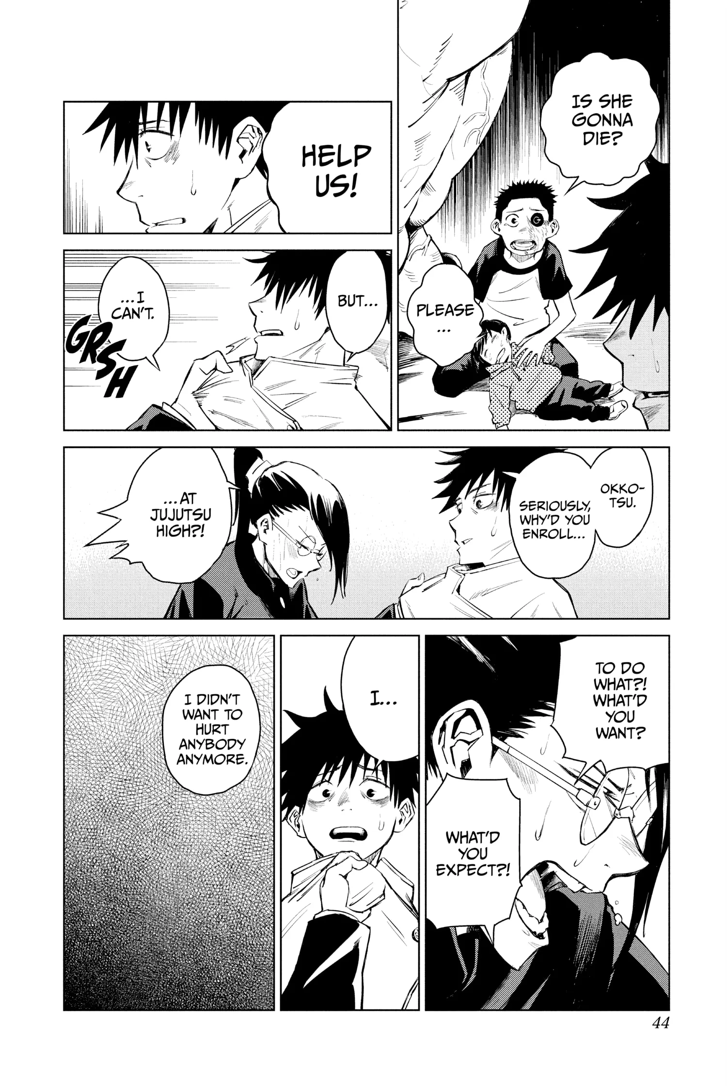 Jujutsu Kaisen 0 Manga, chapter Full Vol, page 44