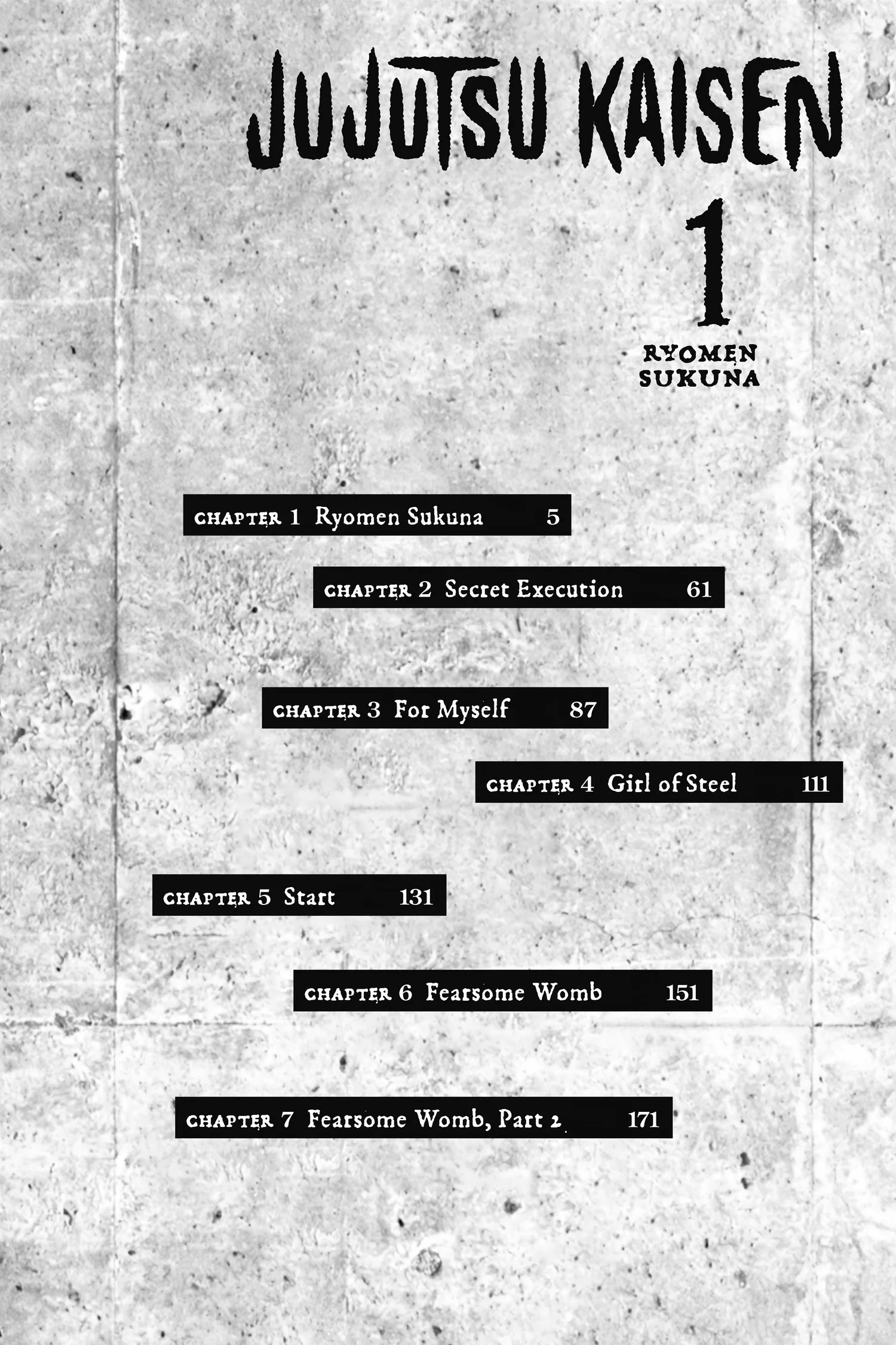 Jujutsu Kaisen (JJK) Manga Online, chapter Vol 1, page 5