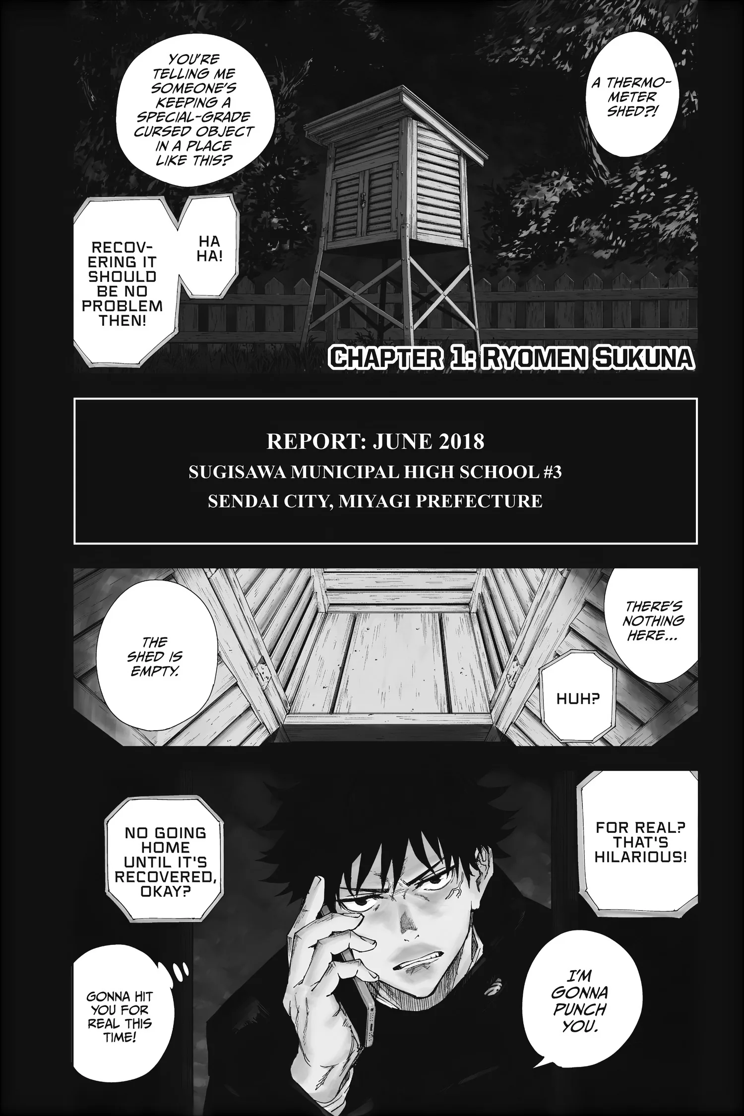Jujutsu Kaisen (JJK) Manga Online, chapter Vol 1, page 6