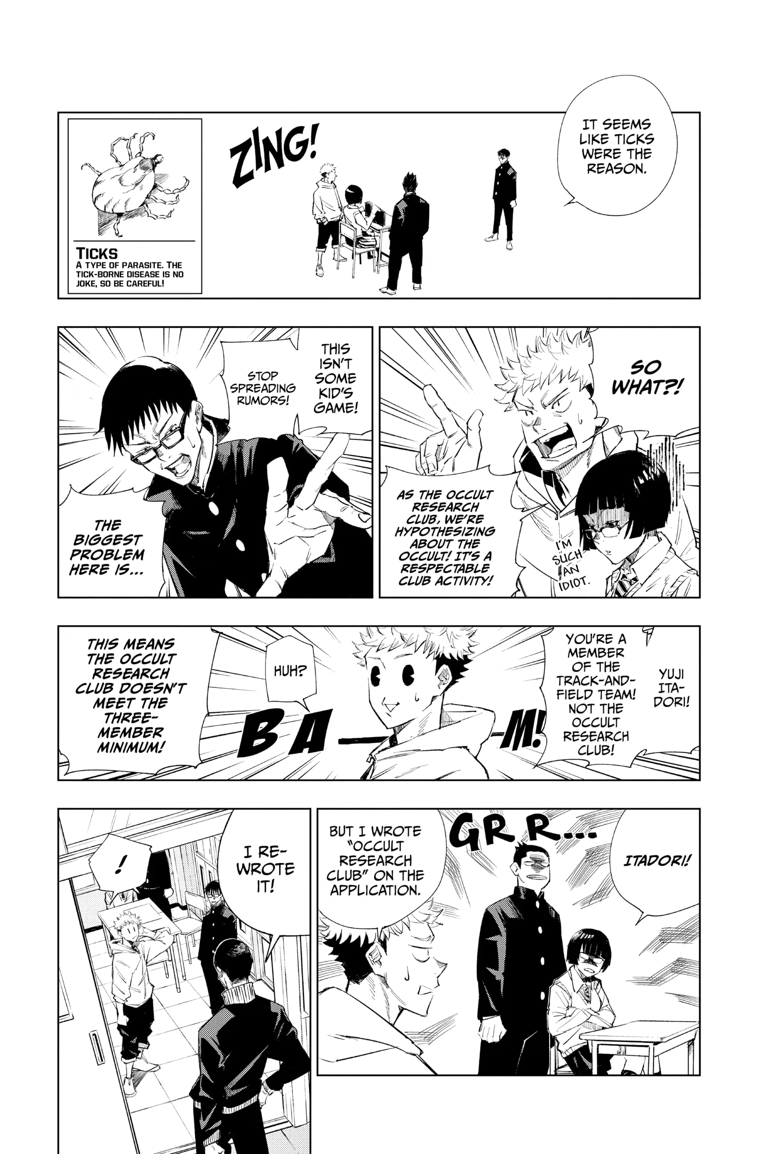 Jujutsu Kaisen (JJK) Manga Online, chapter Vol 1, page 13