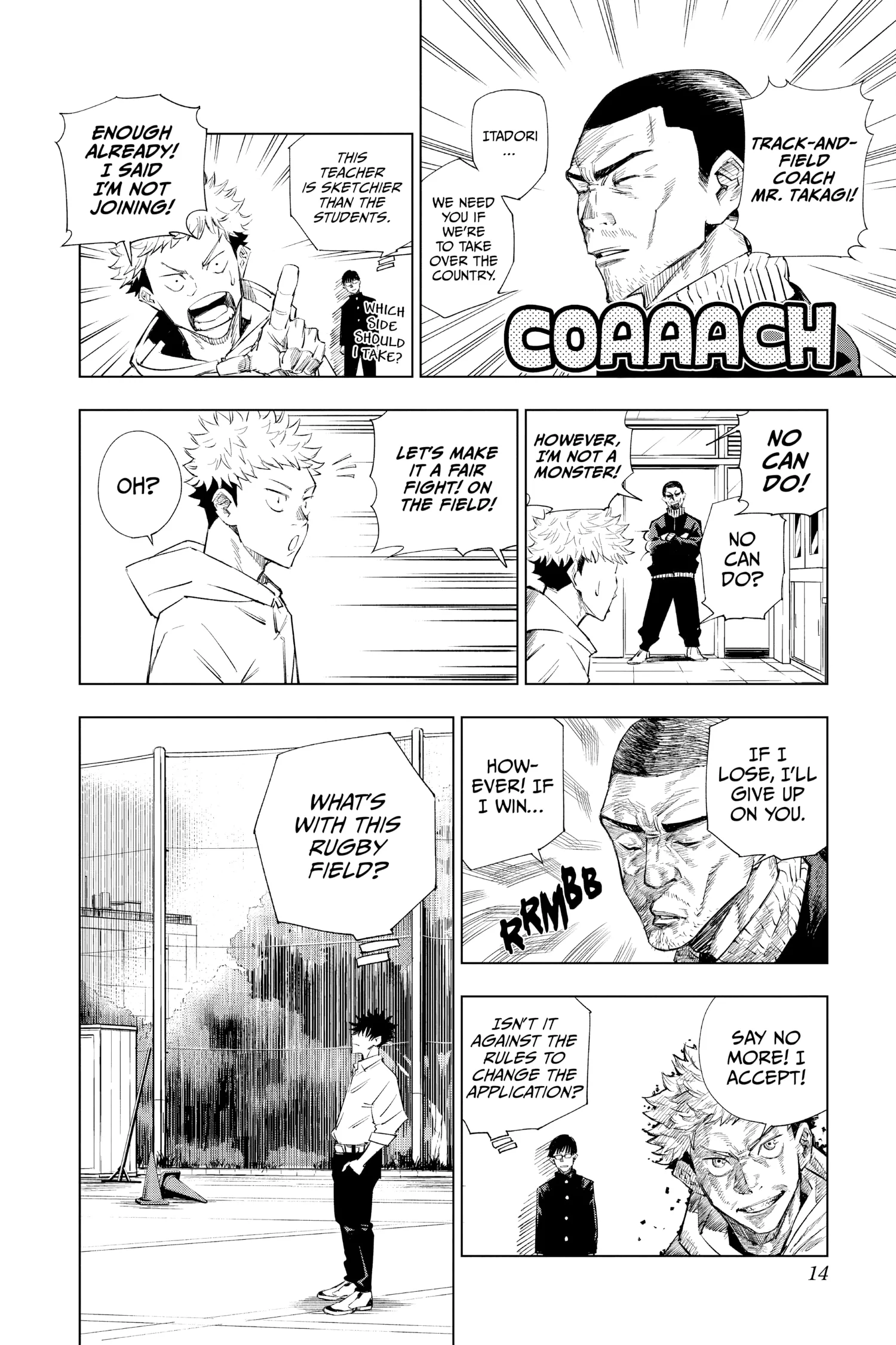 Jujutsu Kaisen (JJK) Manga Online, chapter Vol 1, page 14