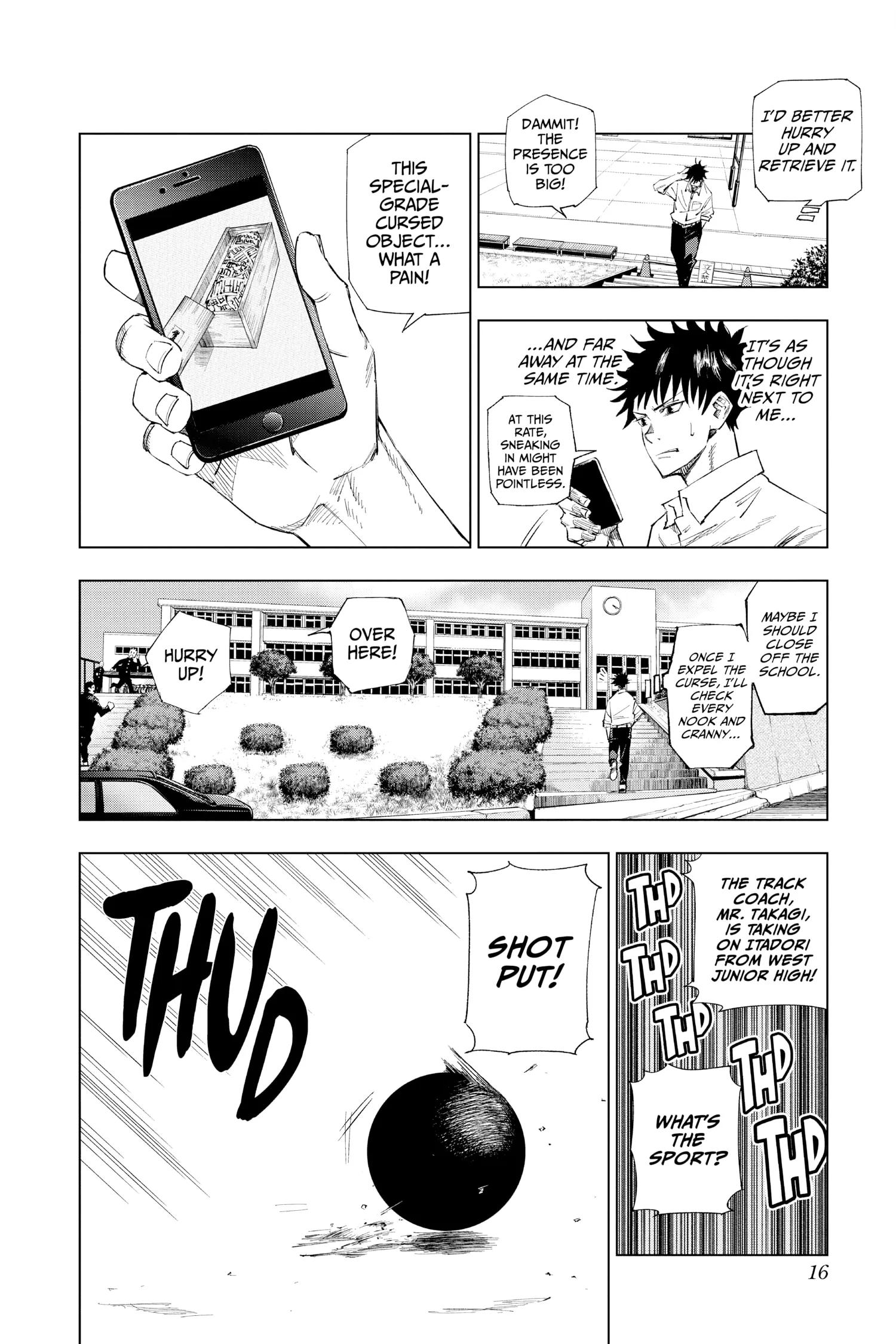 Jujutsu Kaisen (JJK) Manga Online, chapter Vol 1, page 16