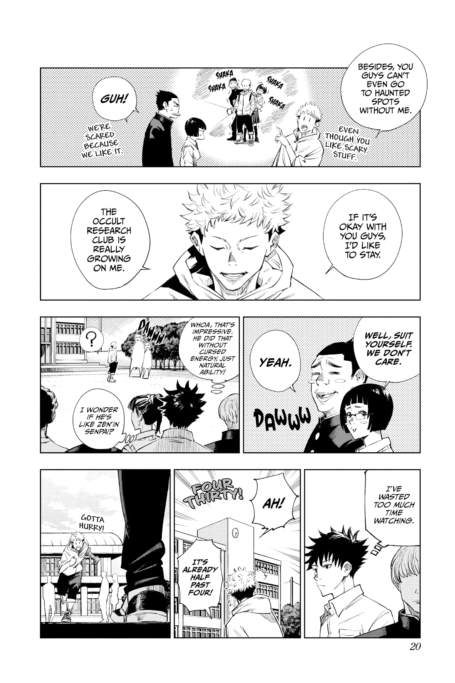 Jujutsu Kaisen (JJK) Manga Online, chapter Vol 1, page 20