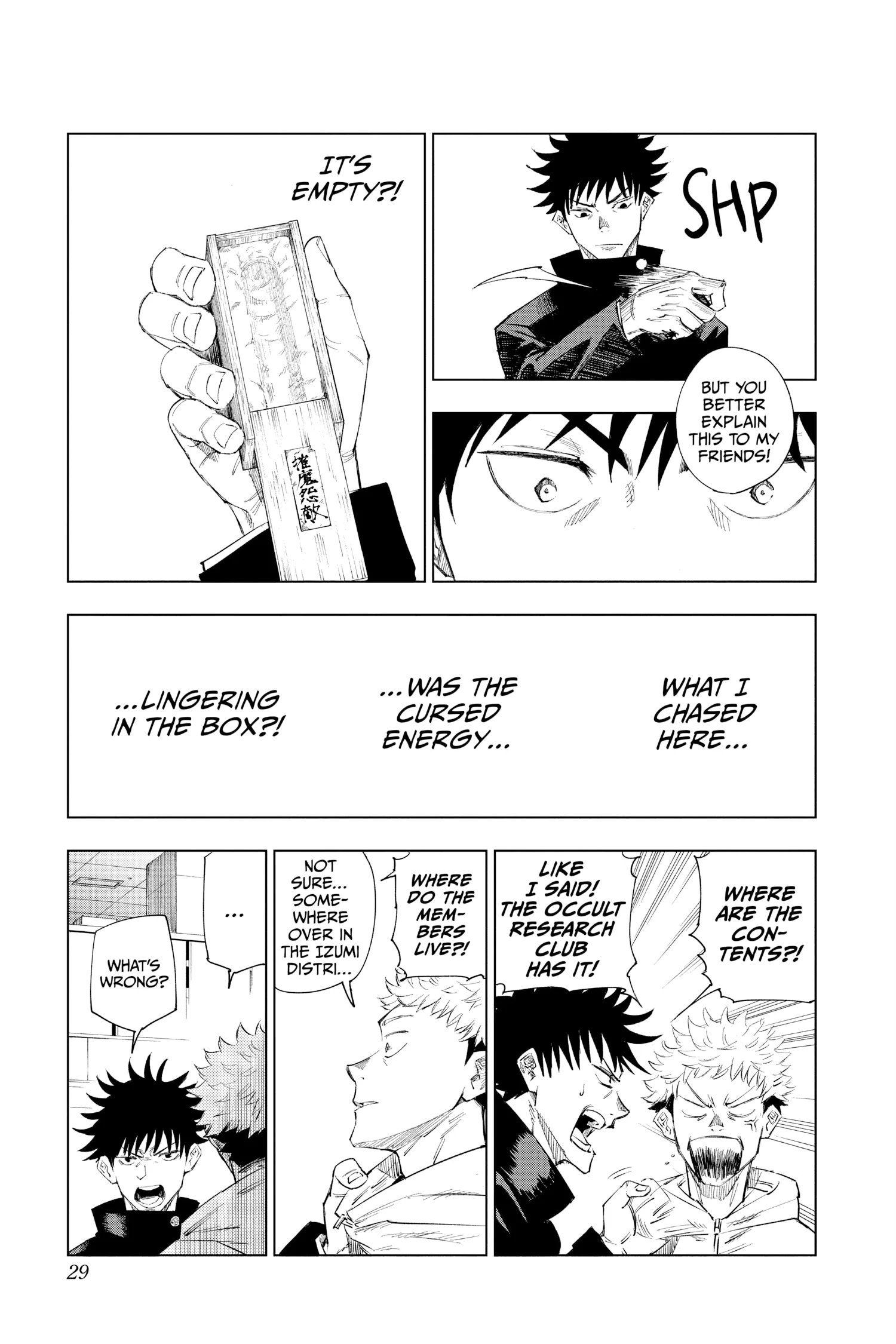 Jujutsu Kaisen (JJK) Manga Online, chapter Vol 1, page 29