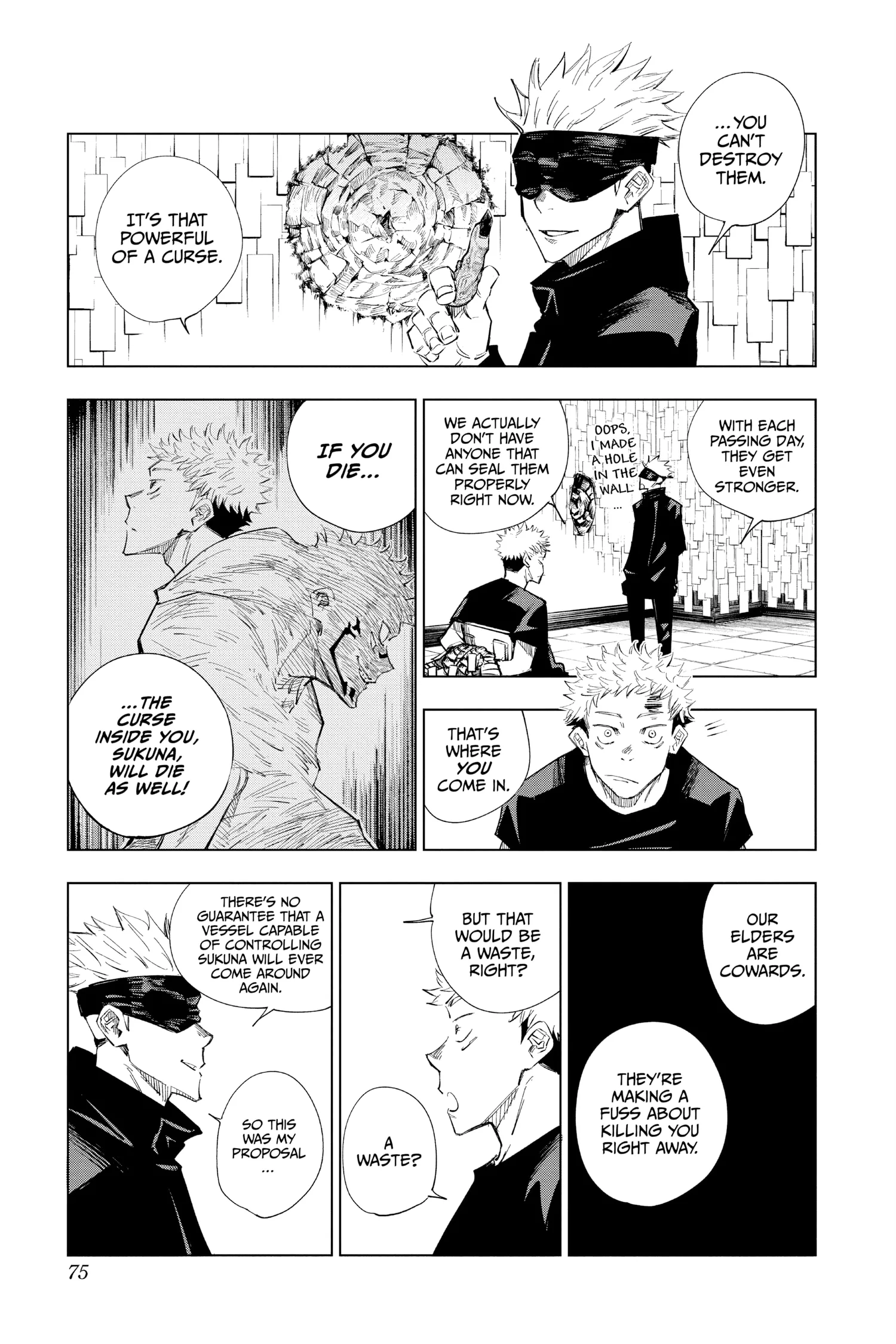 Jujutsu Kaisen (JJK) Manga Online, chapter Vol 1, page 73