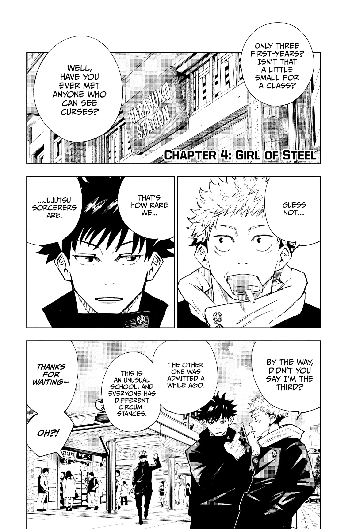 Jujutsu Kaisen (JJK) Manga Online, chapter Vol 1, page 108