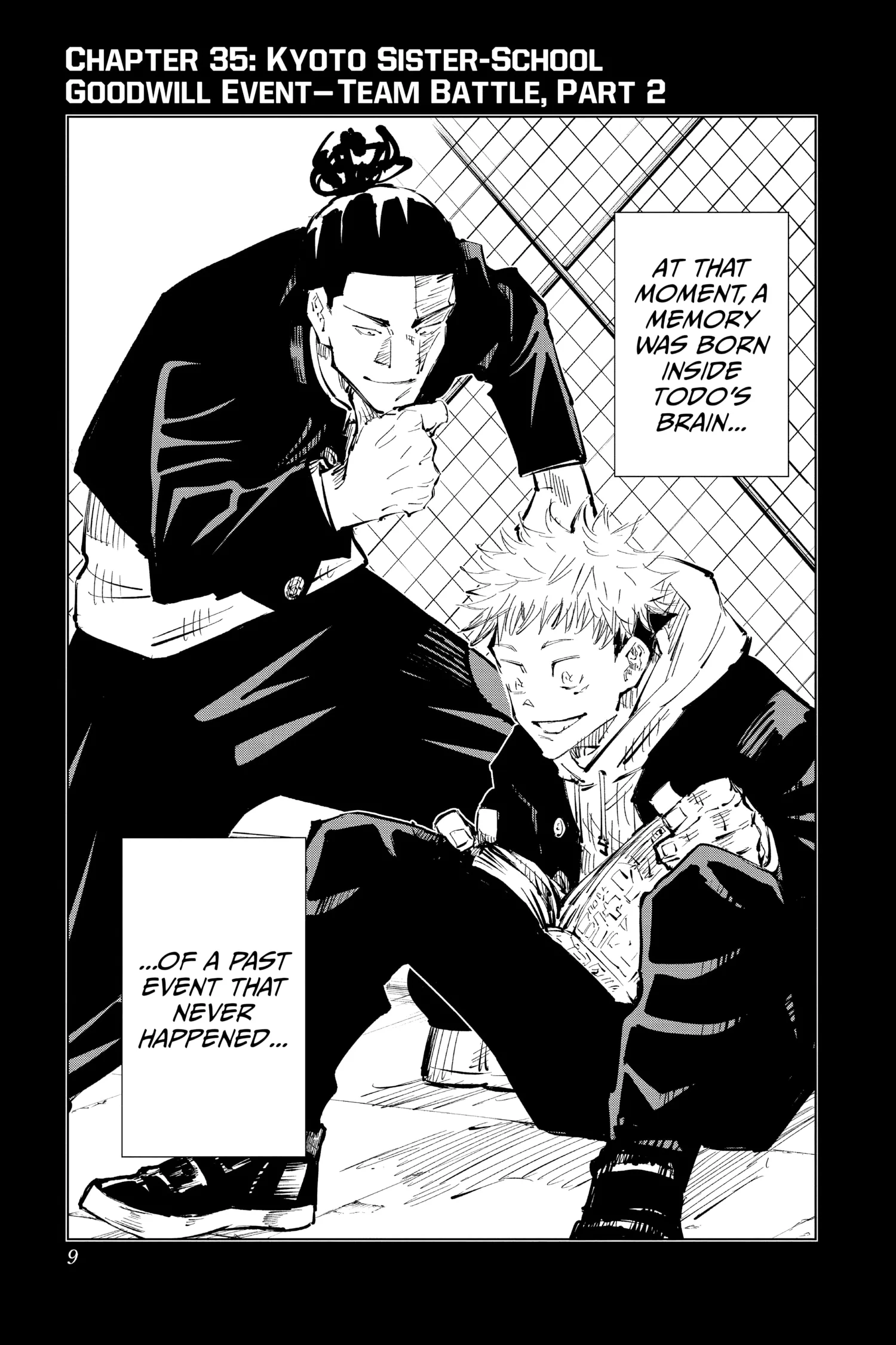 Jujutsu Kaisen (JJK) Manga Online, chapter Vol 5, page 9