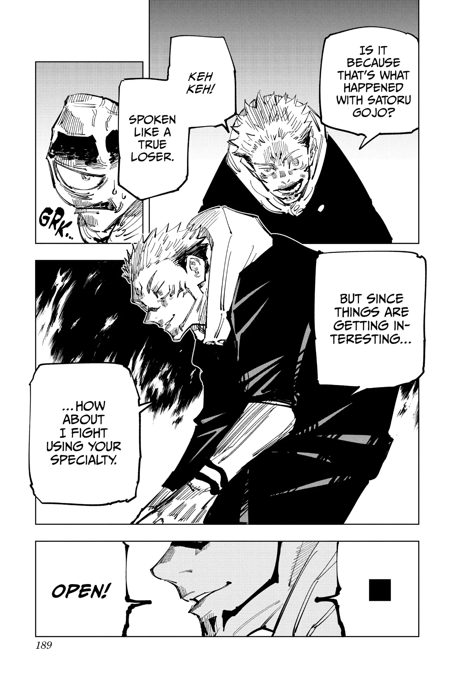Jujutsu Kaisen (JJK) Manga Online, chapter Vol 13, page 179