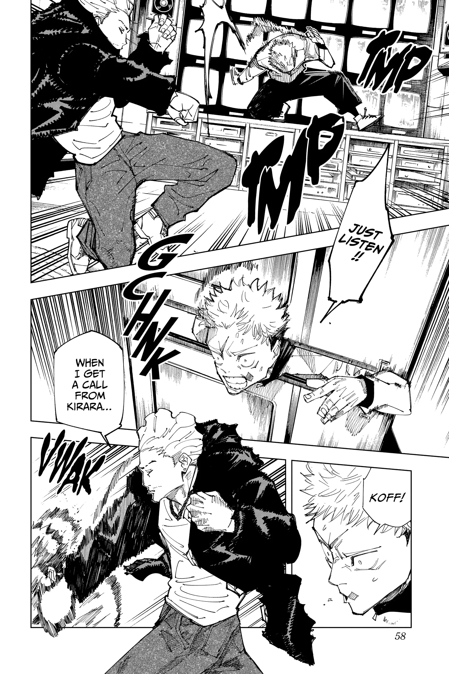 Jujutsu Kaisen (JJK) Manga Online, chapter Vol 18, page 57