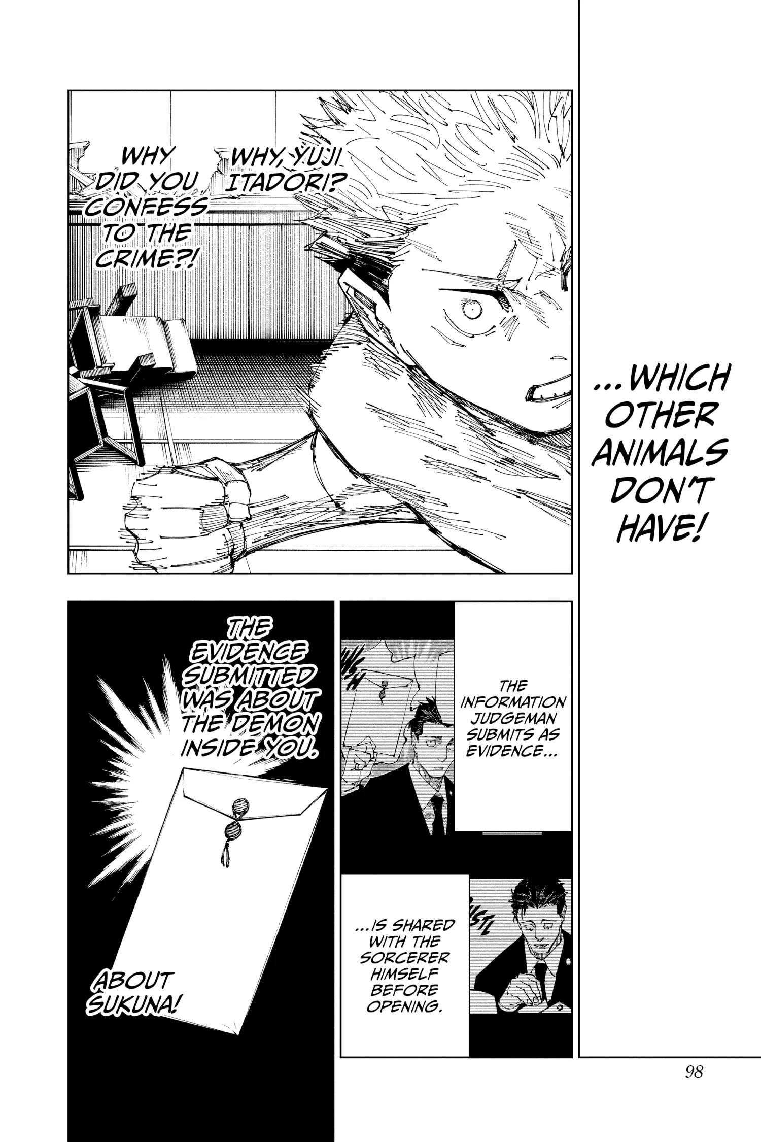 Jujutsu Kaisen (JJK) Manga Online, chapter Vol 19, page 96