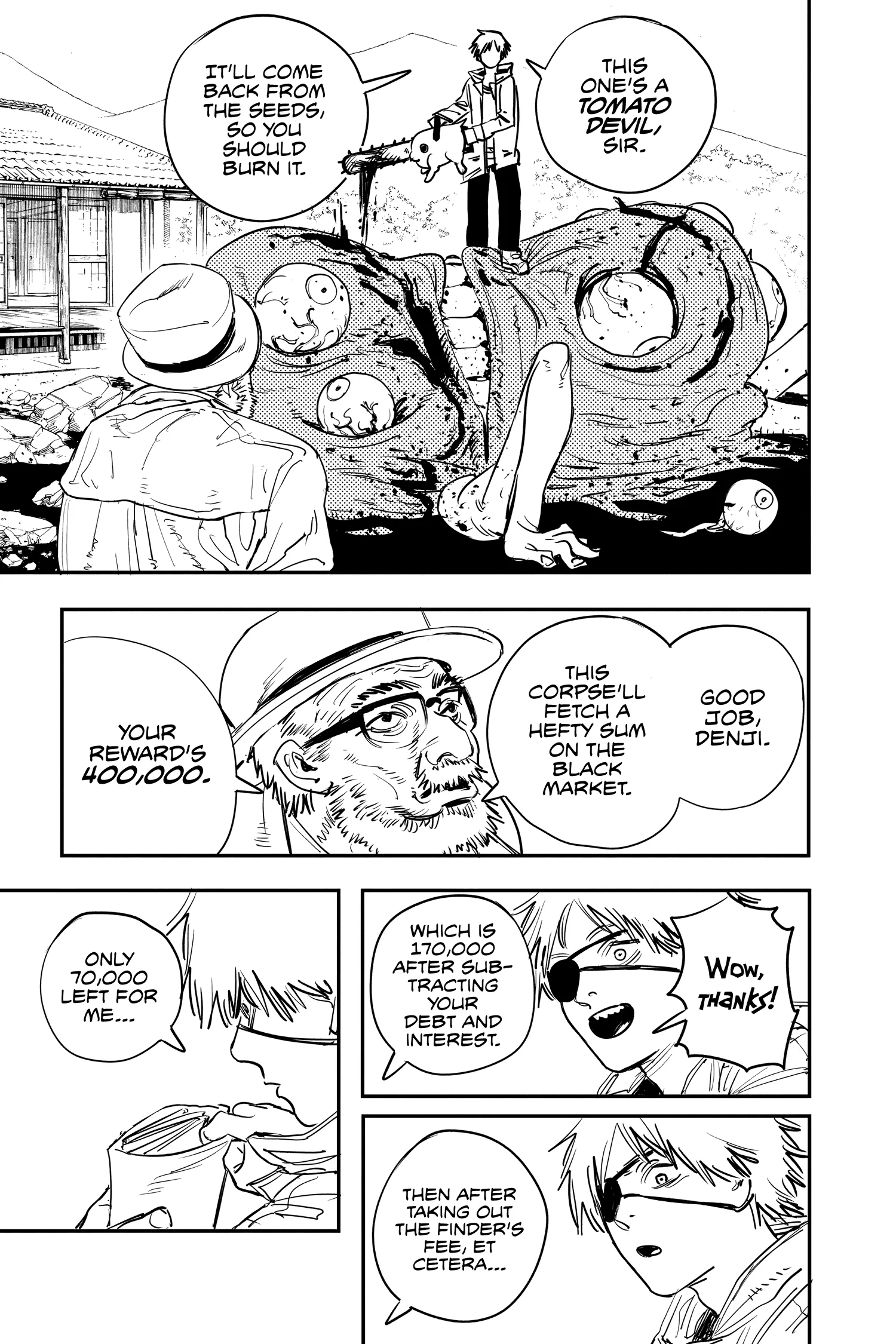 Chainsaw Man Manga, chapter Vol 1, page 9