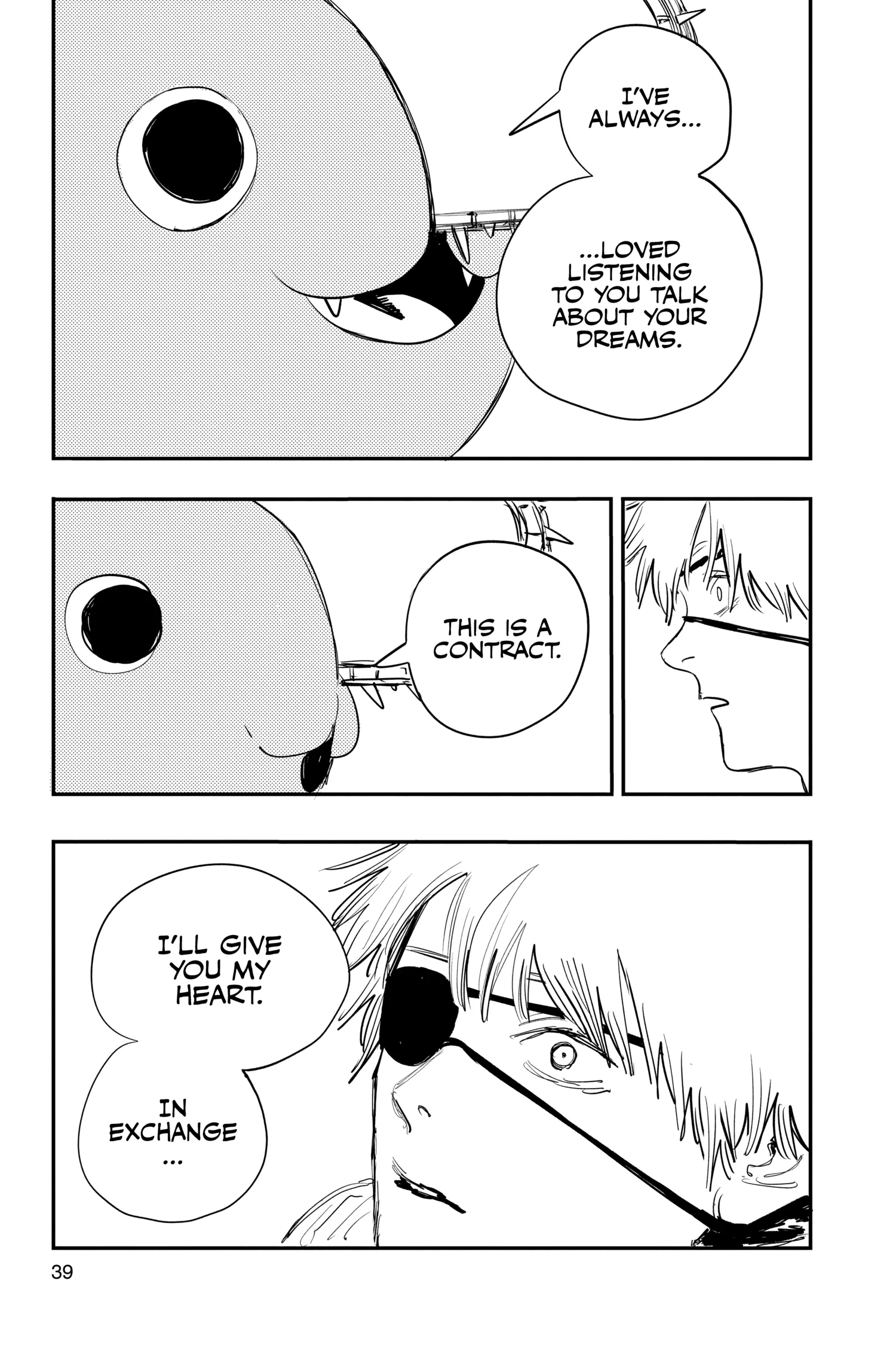 Chainsaw Man Manga, chapter Vol 1, page 38