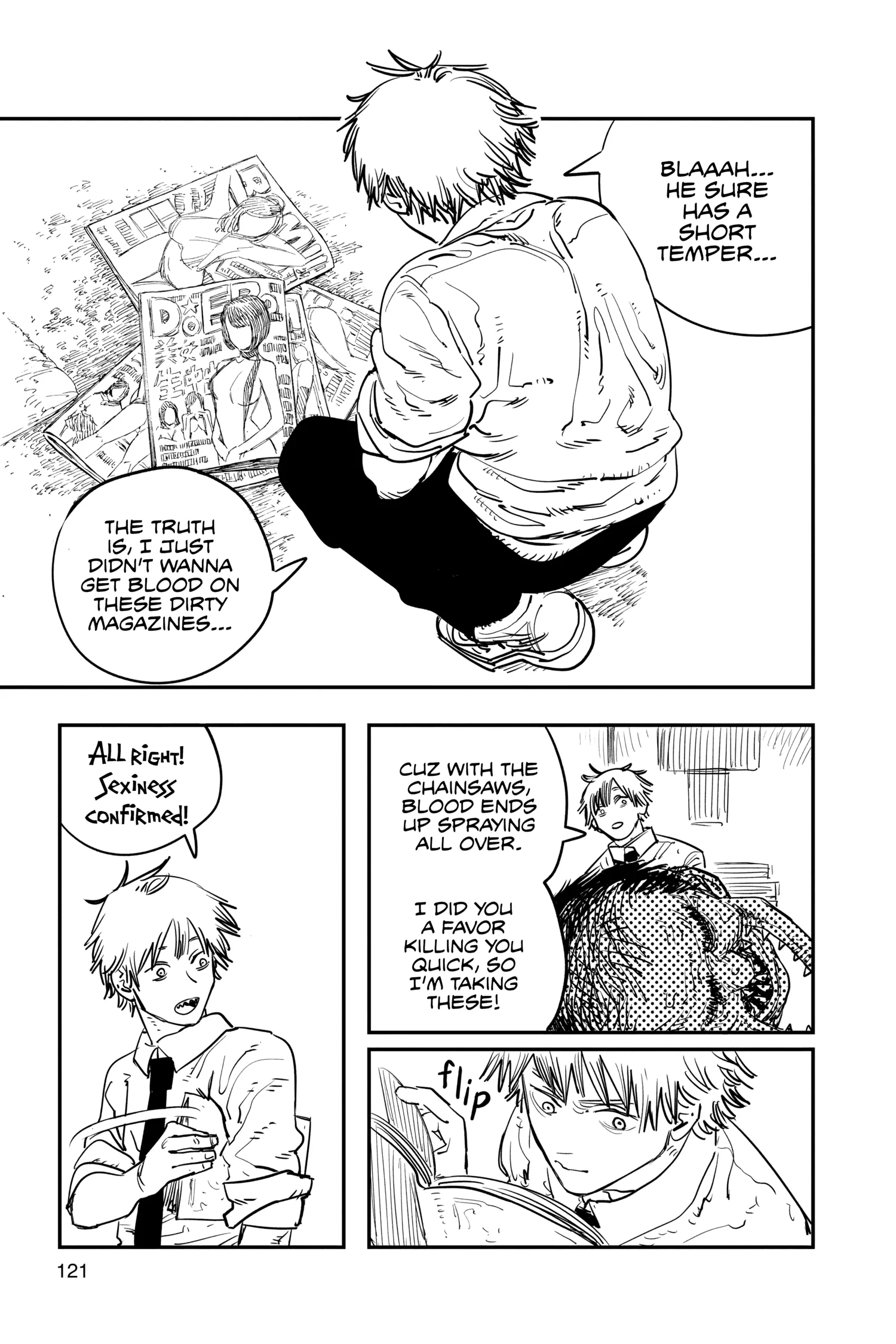 Chainsaw Man Manga, chapter Vol 1, page 118
