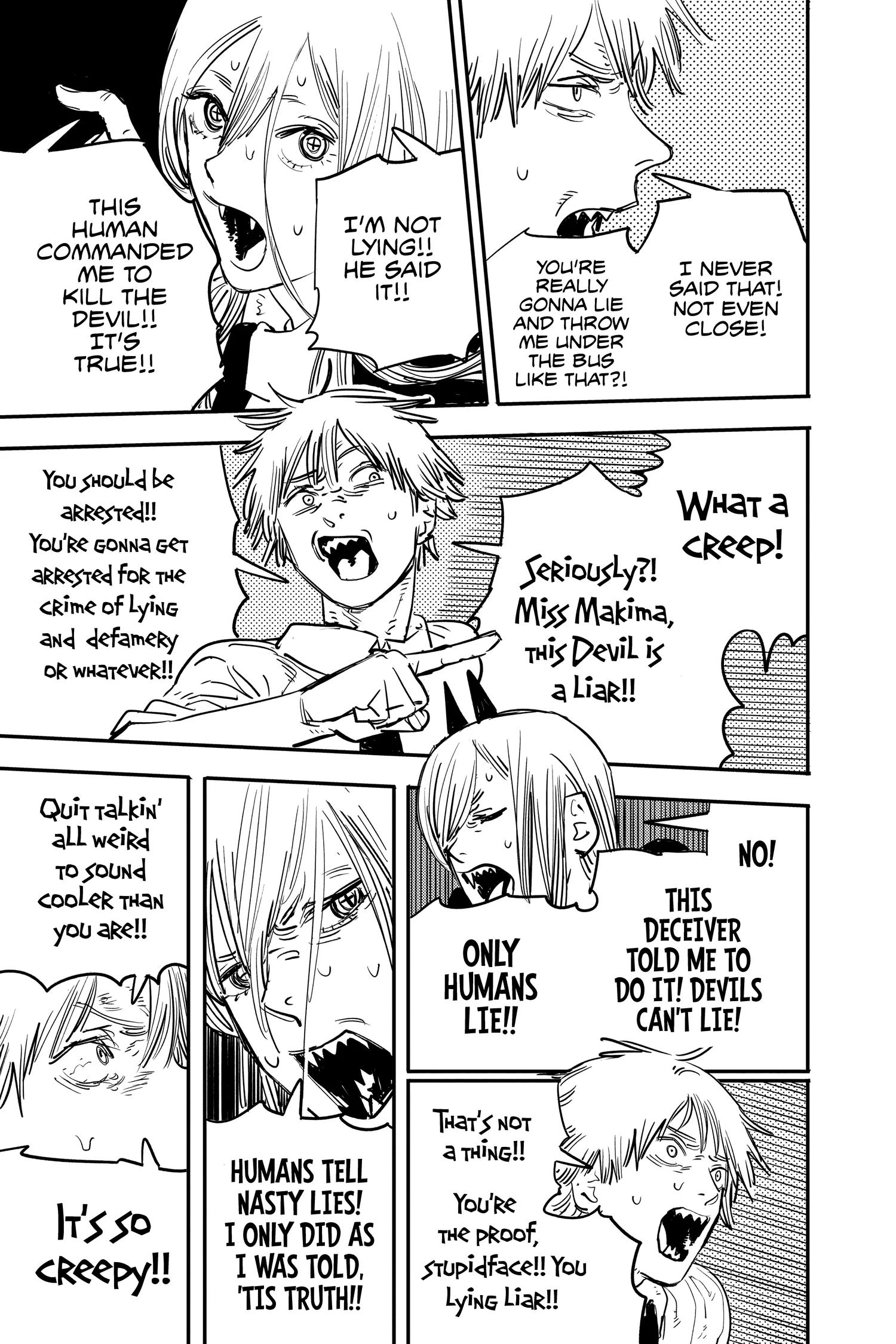 Chainsaw Man Manga, chapter Vol 1, page 140