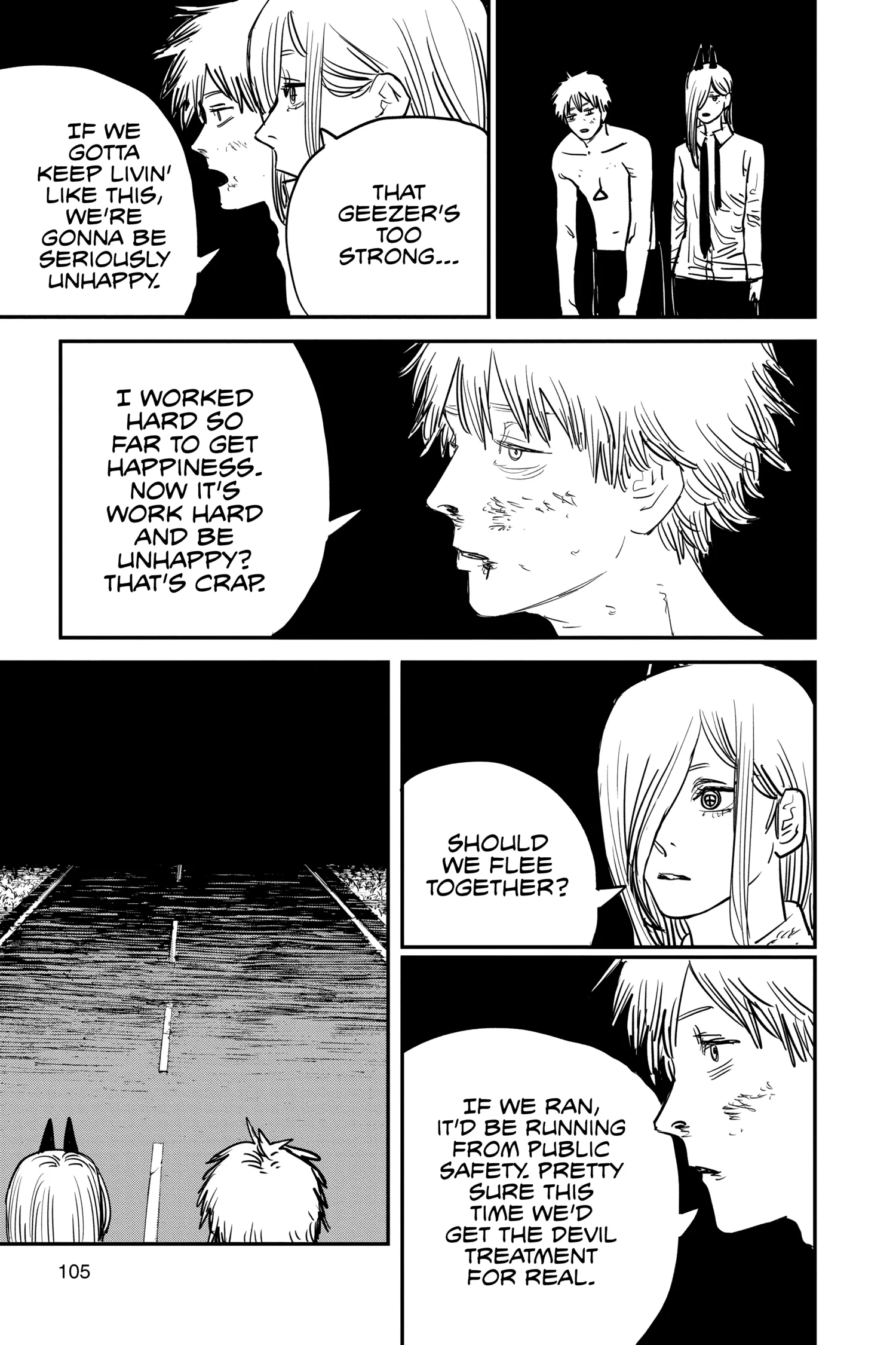 Chainsaw Man Manga, chapter Vol 4, page 105