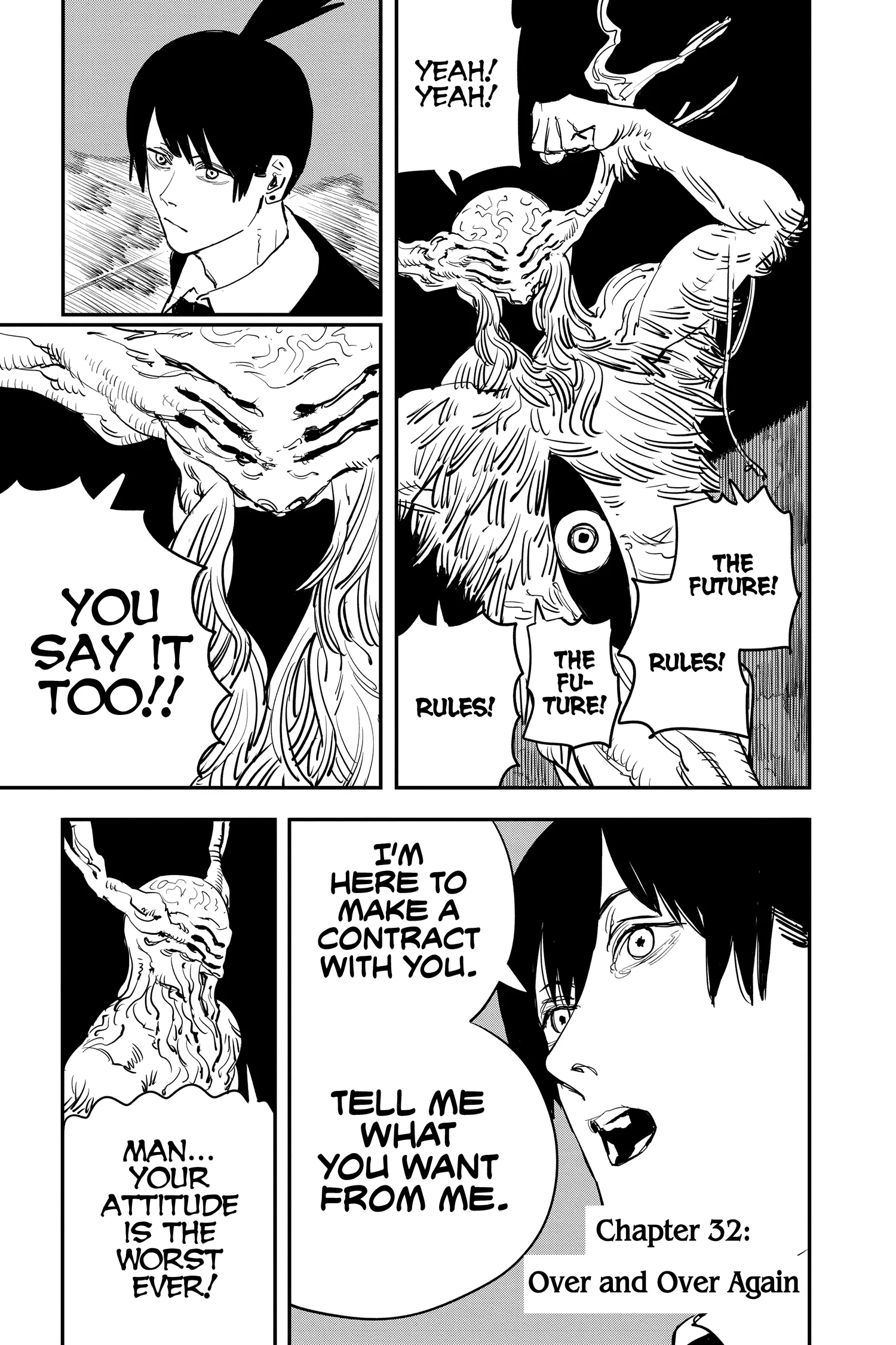 Chainsaw Man Manga, chapter Vol 4, page 129