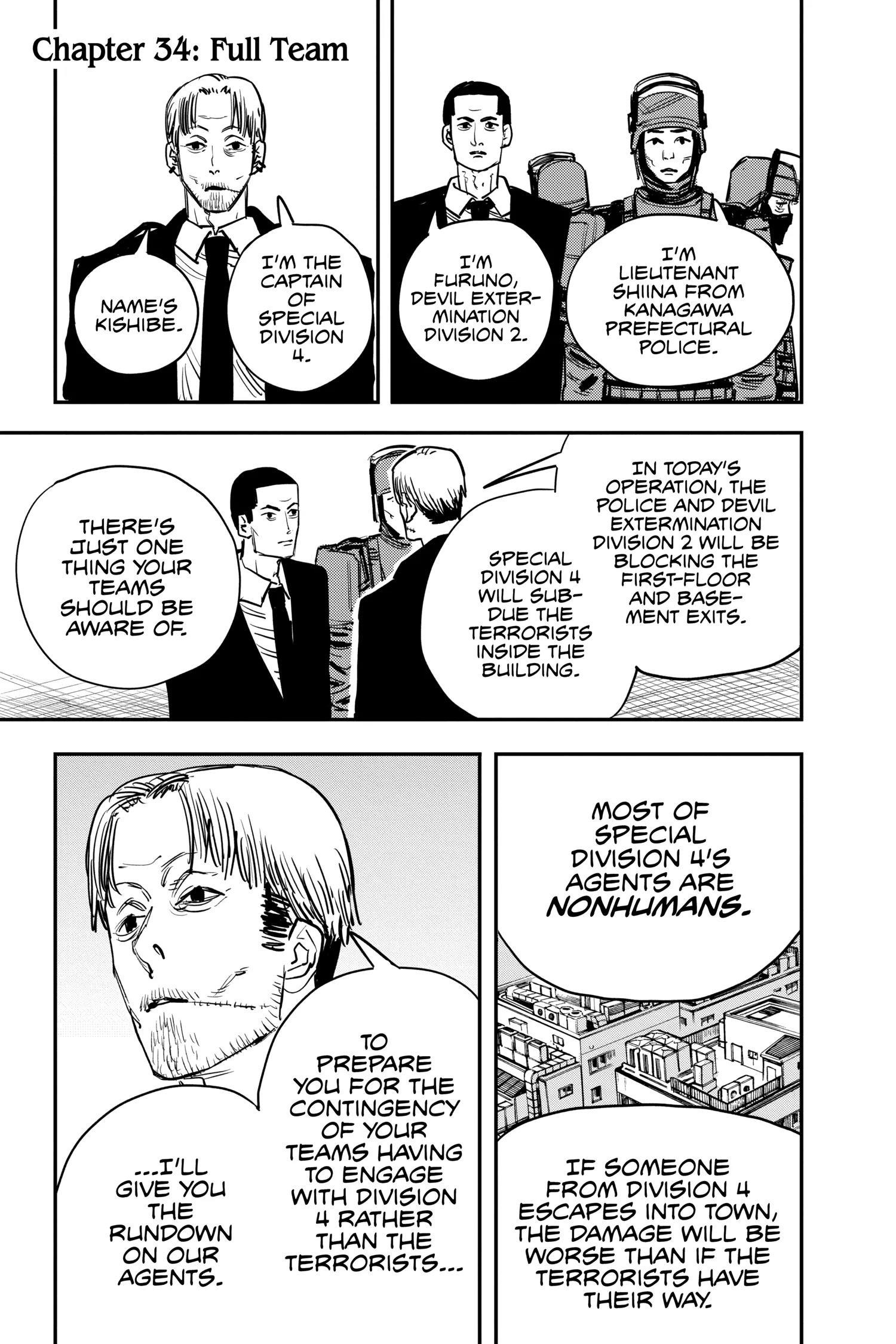 Chainsaw Man Manga, chapter Vol 4, page 170