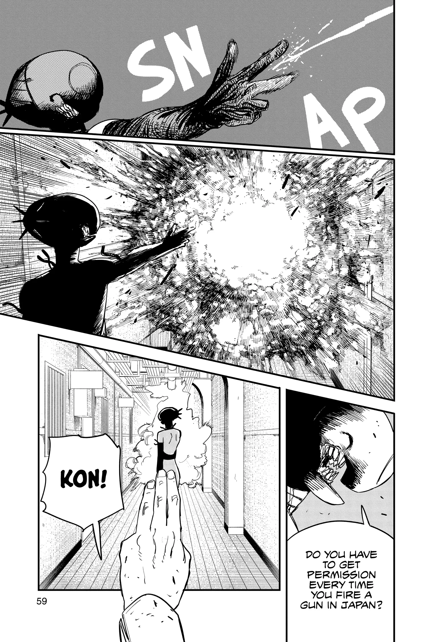 Chainsaw Man Manga, chapter Vol 6, page 58